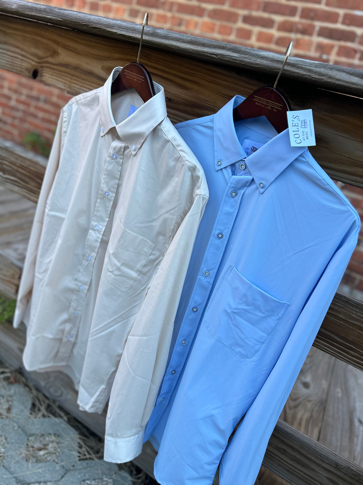 Performance Button Down Shirt-Pringle Mercantile Label