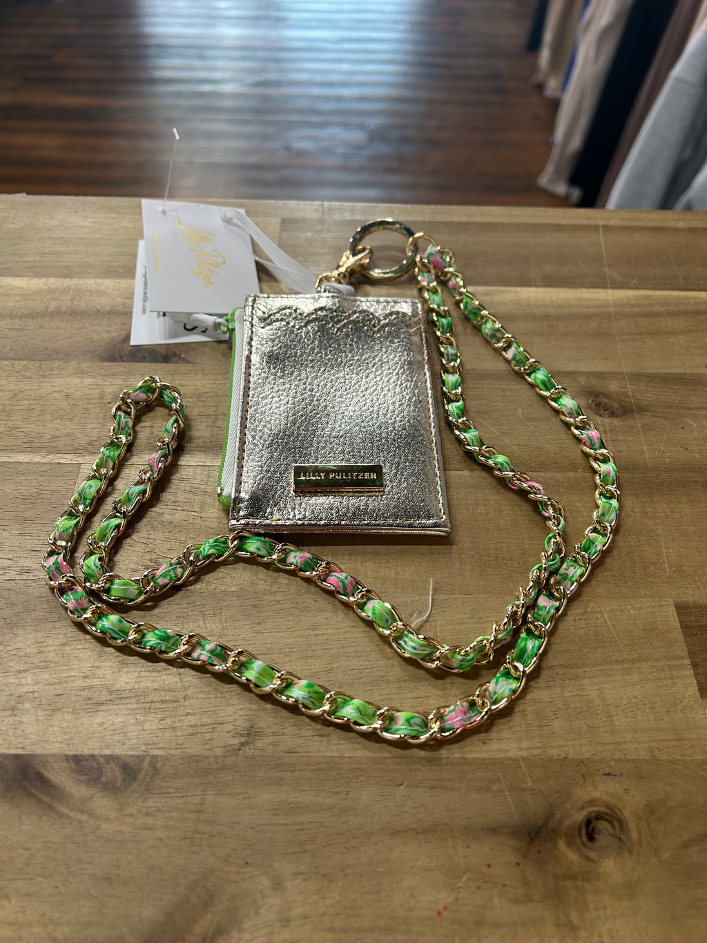 Lilly Zip ID Lanyard Lime Feeling Good