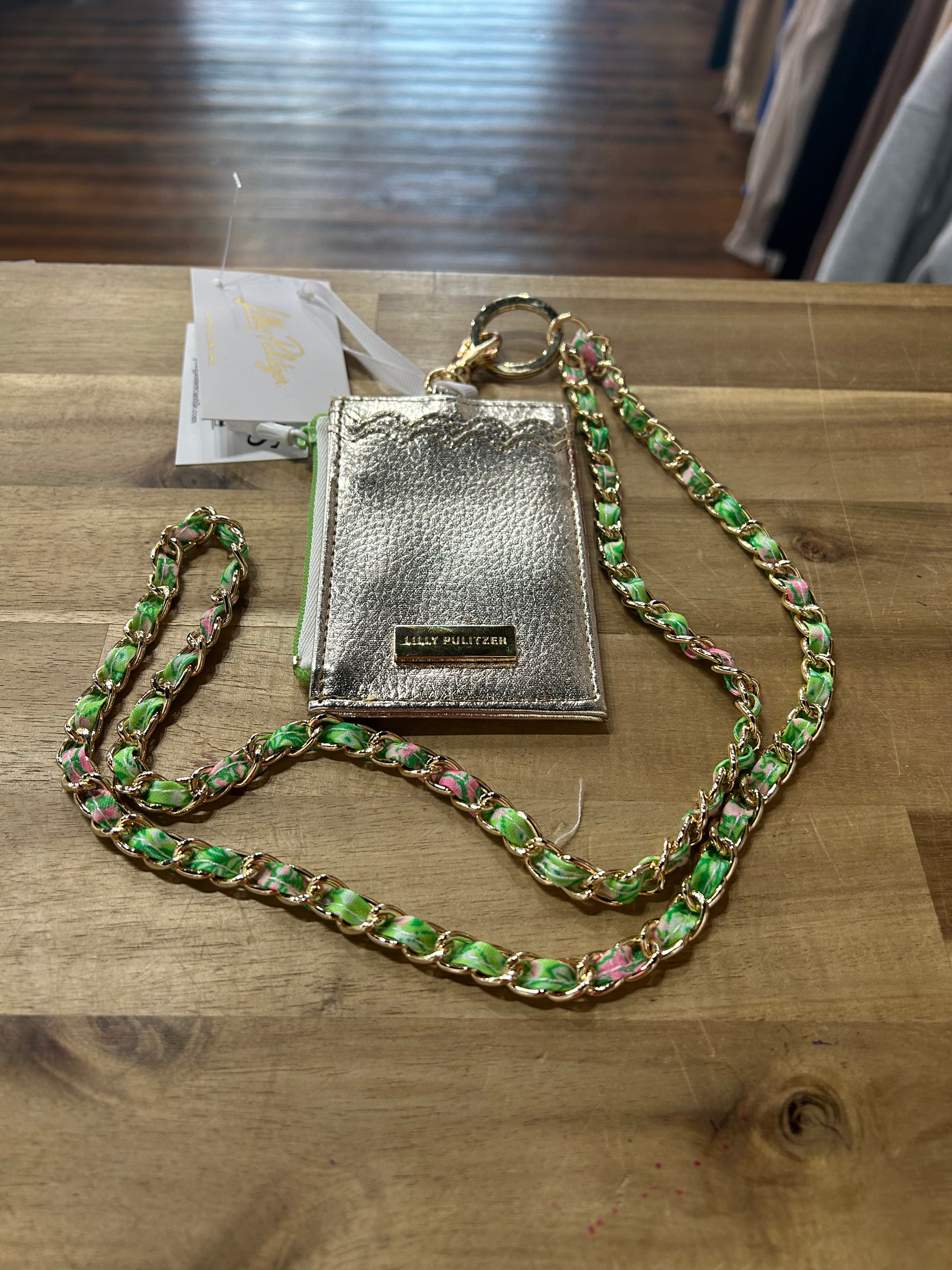 Lilly Zip ID Lanyard Lime Feeling Good