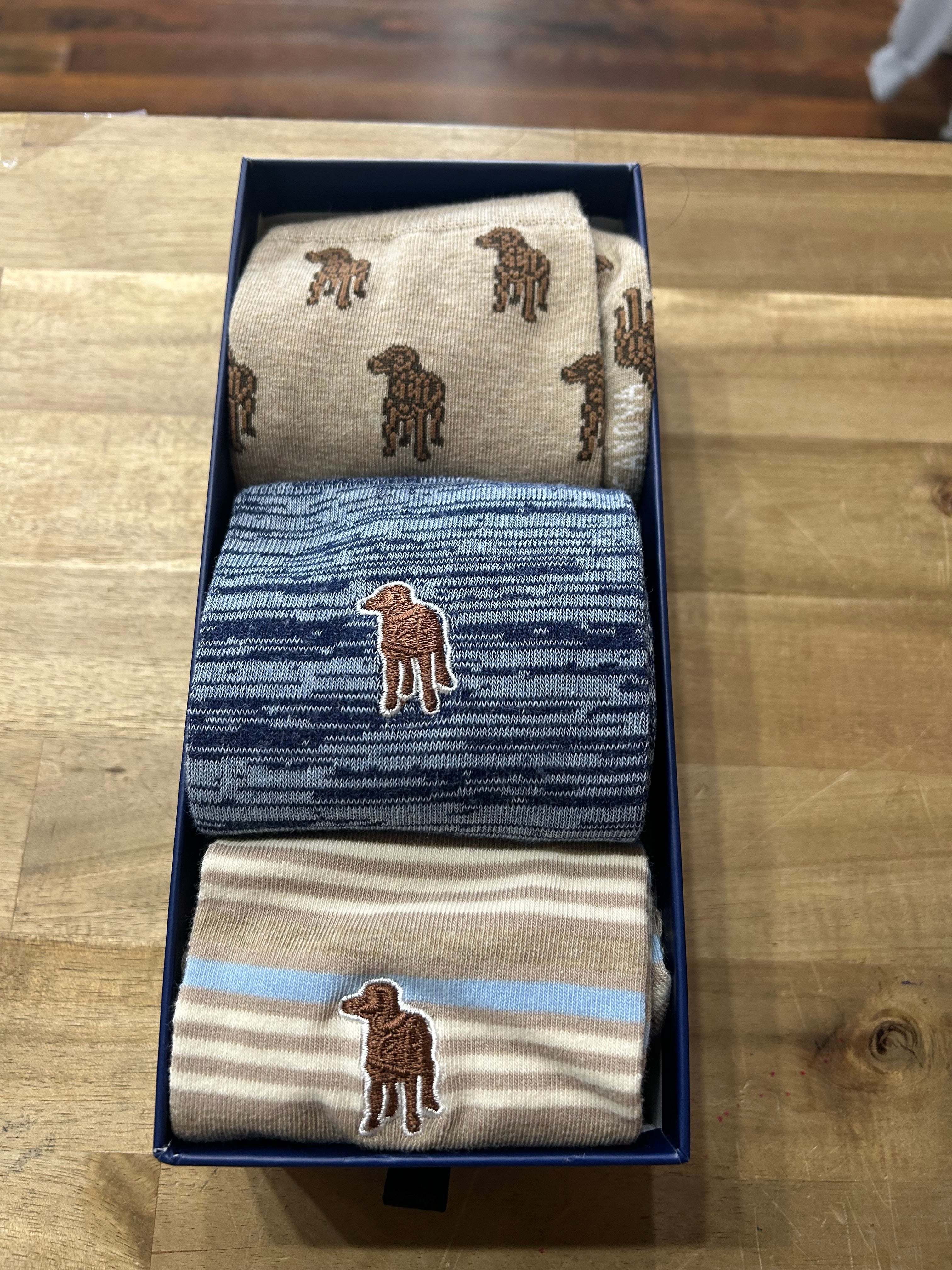 S/3 Cotton Socks - Boxed Gift