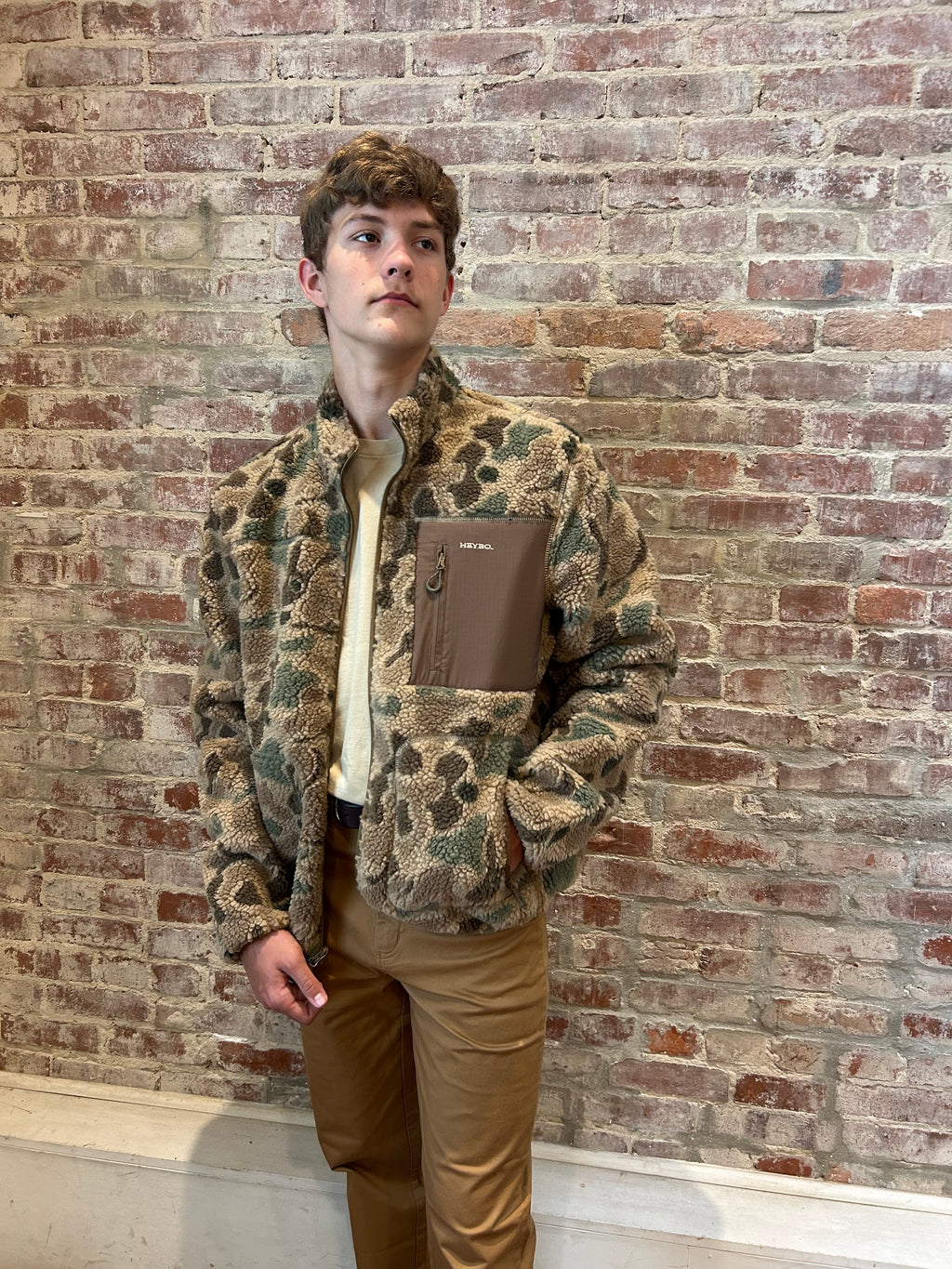 Flyer Sherpa Jacket Heybo Traditions Camo