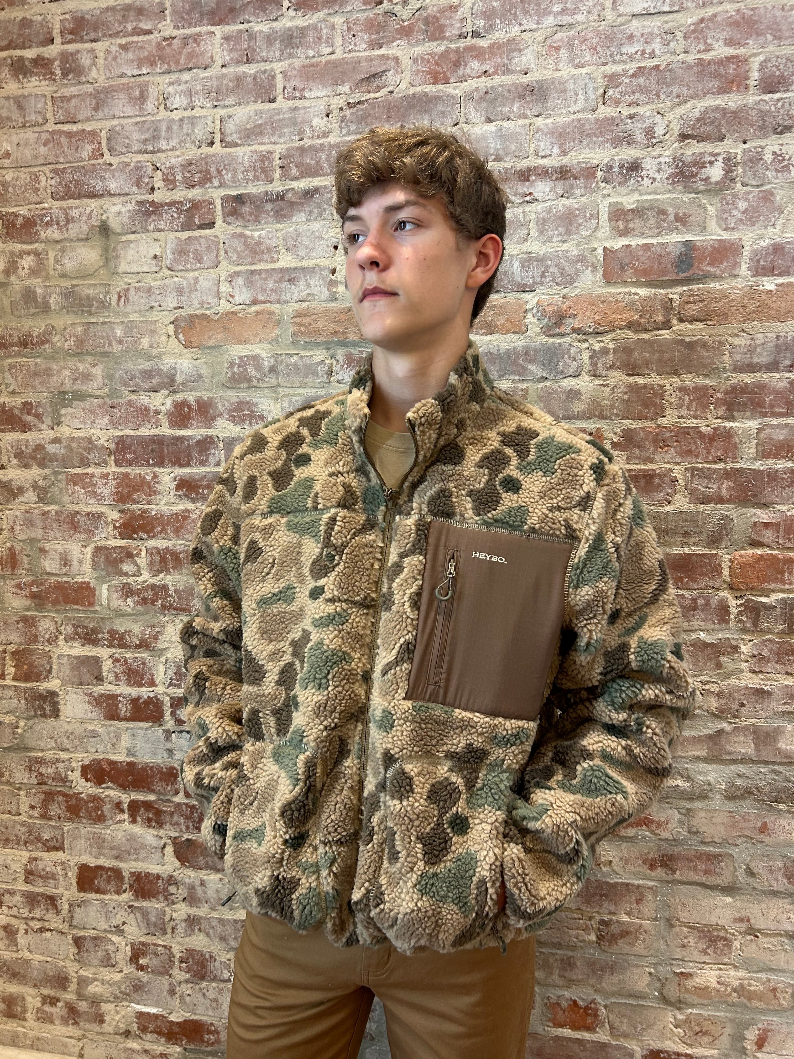 Flyer Sherpa Jacket Heybo Traditions Camo