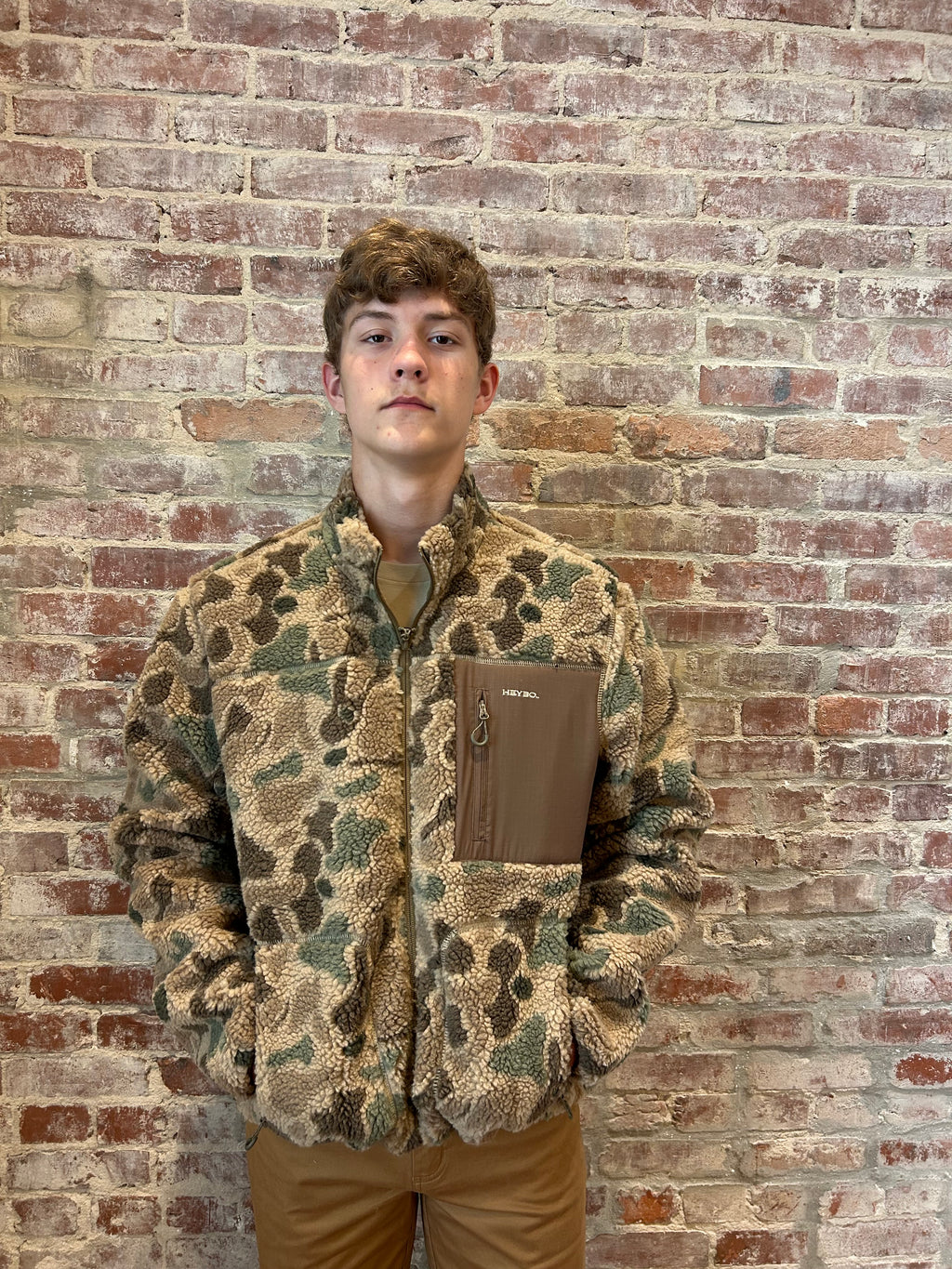 Flyer Sherpa Jacket Heybo Traditions Camo