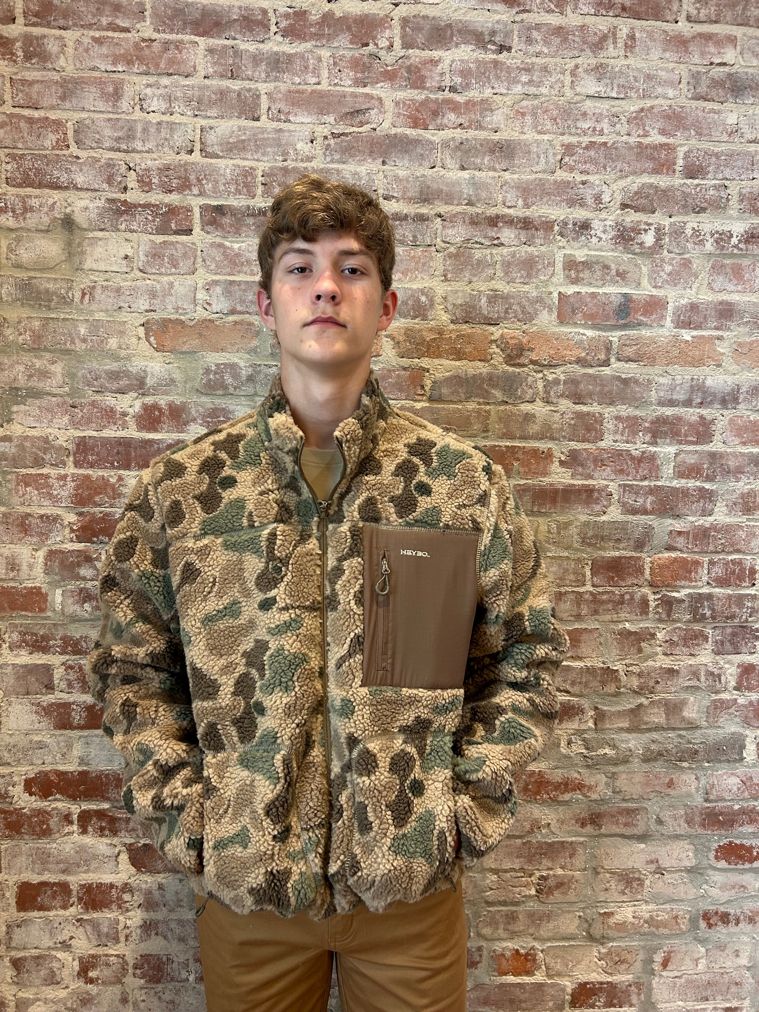 Flyer Sherpa Jacket Heybo Traditions Camo