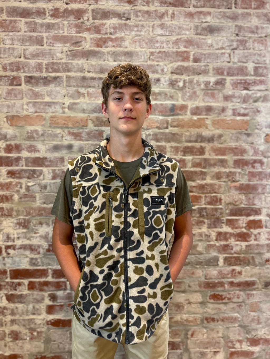 Bluffs vest traditions camo olive PO