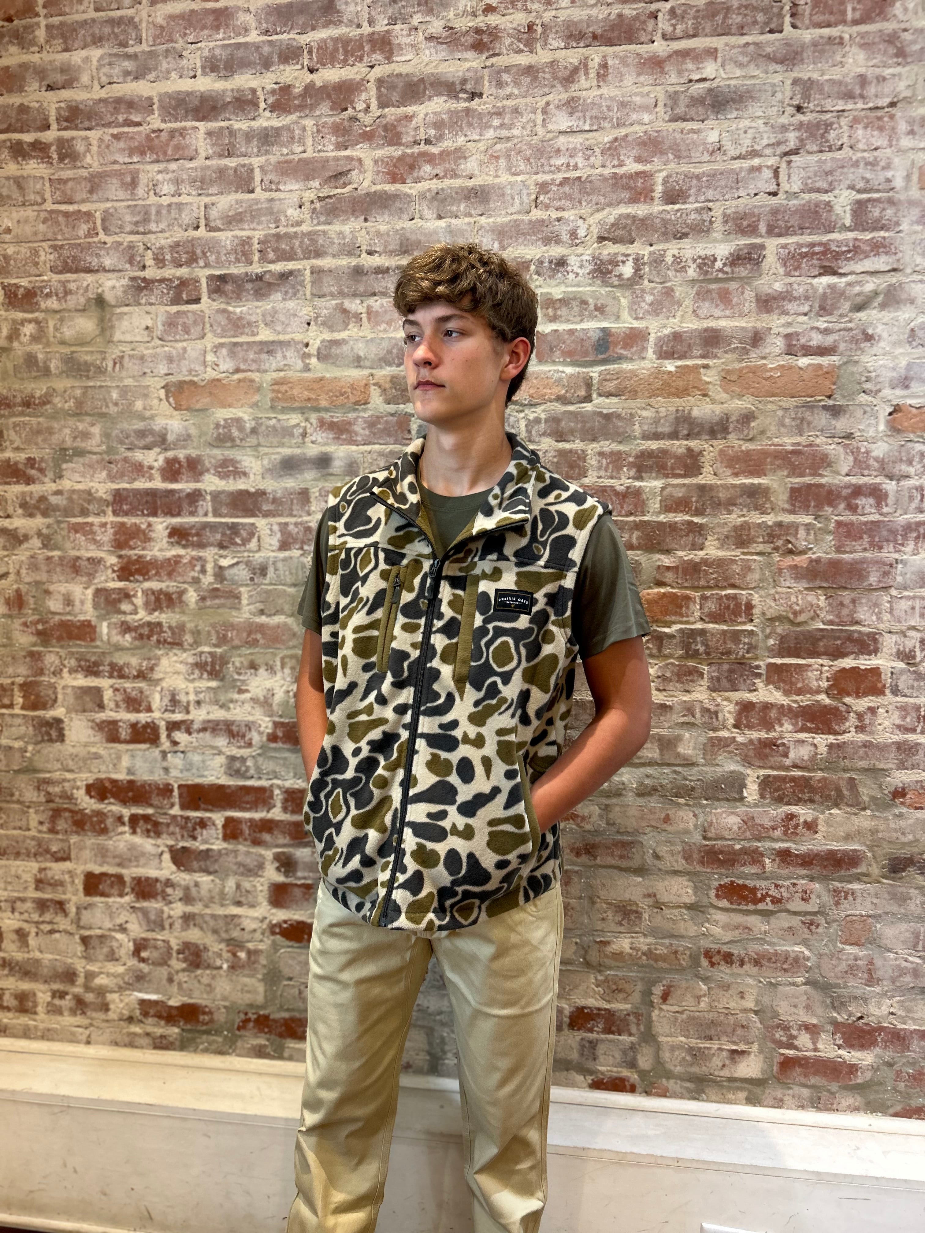 Bluffs vest traditions camo olive PO