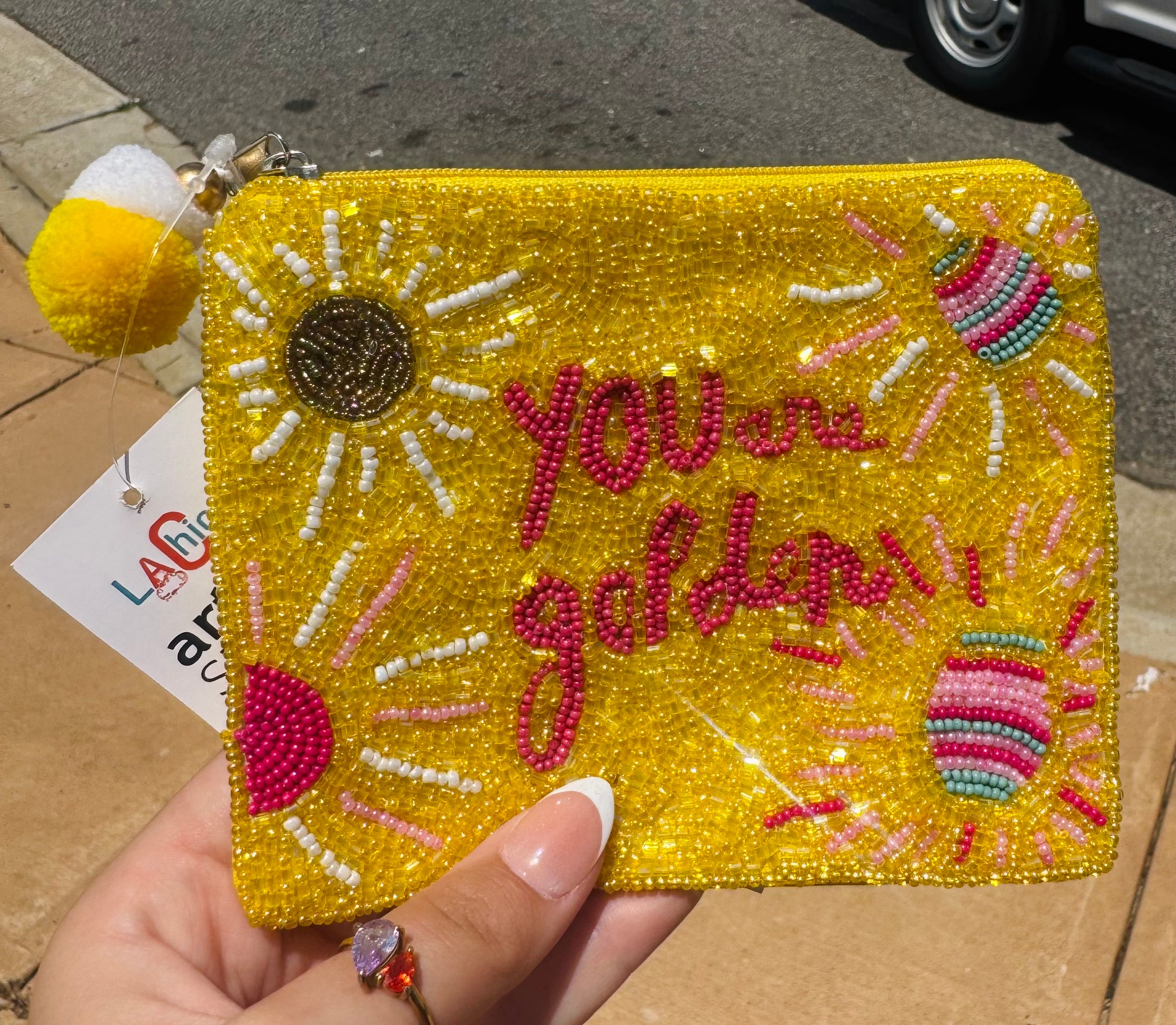 Beaded Coin Pouch