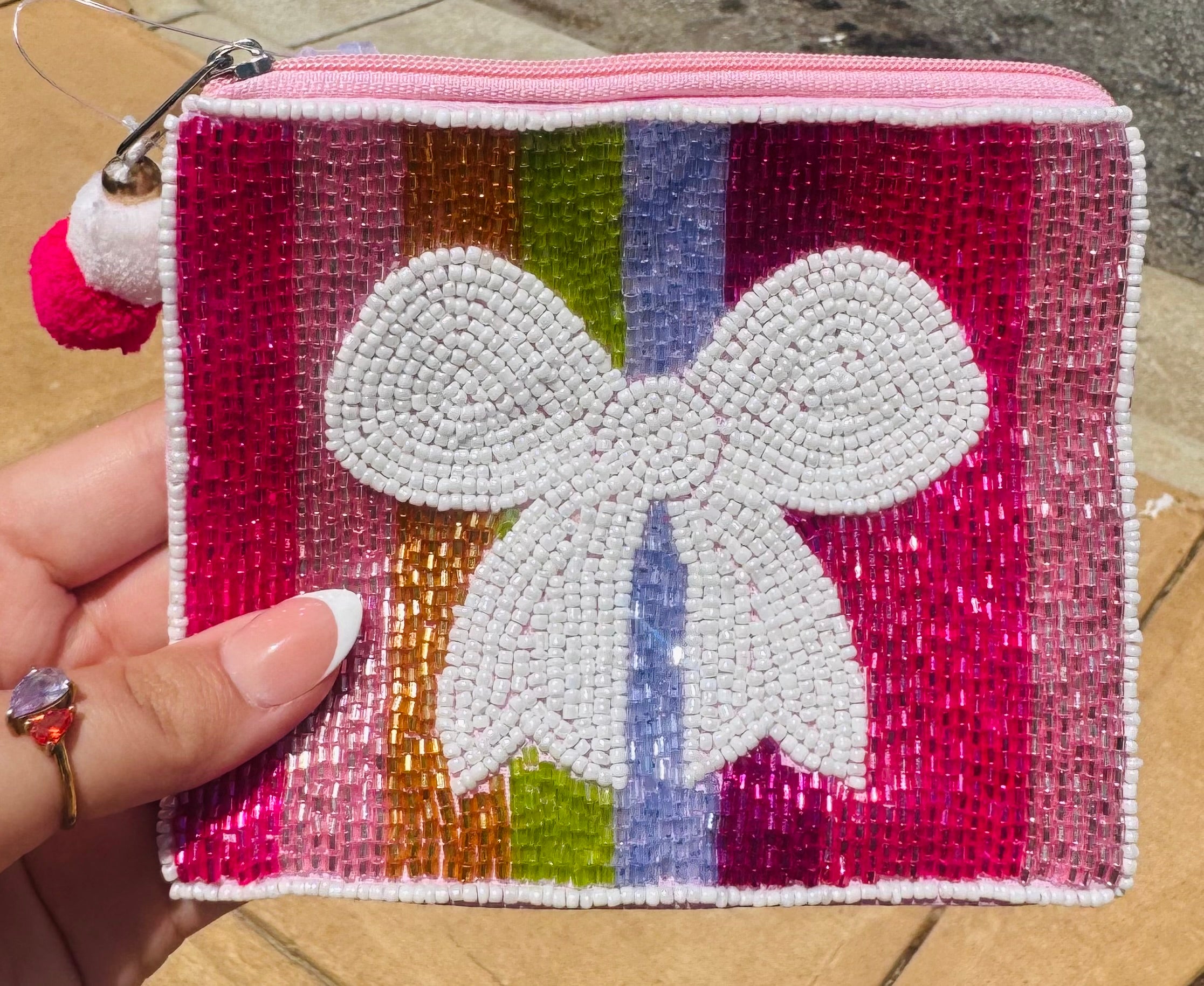 Beaded Coin Pouch