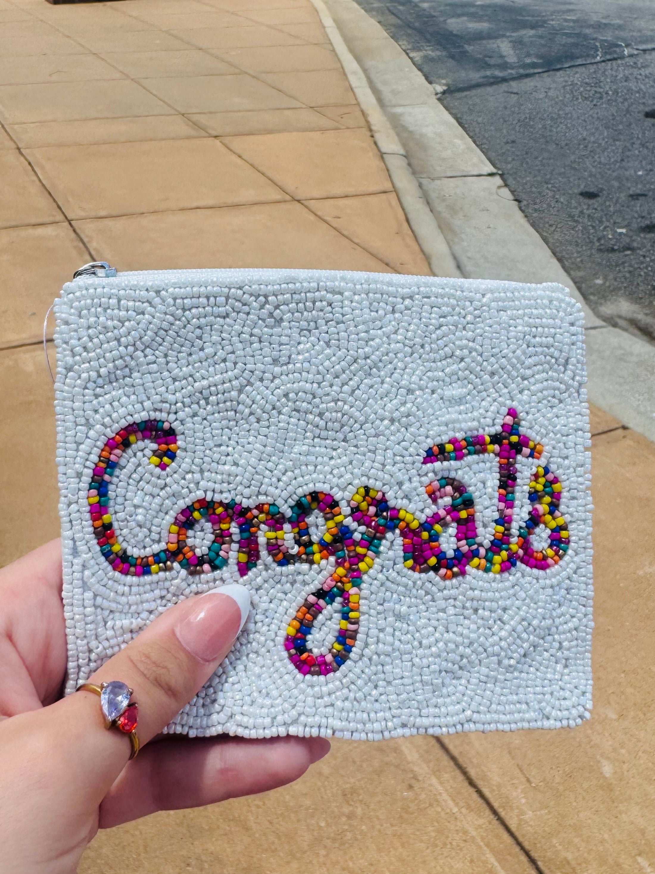 Beaded Coin Pouch