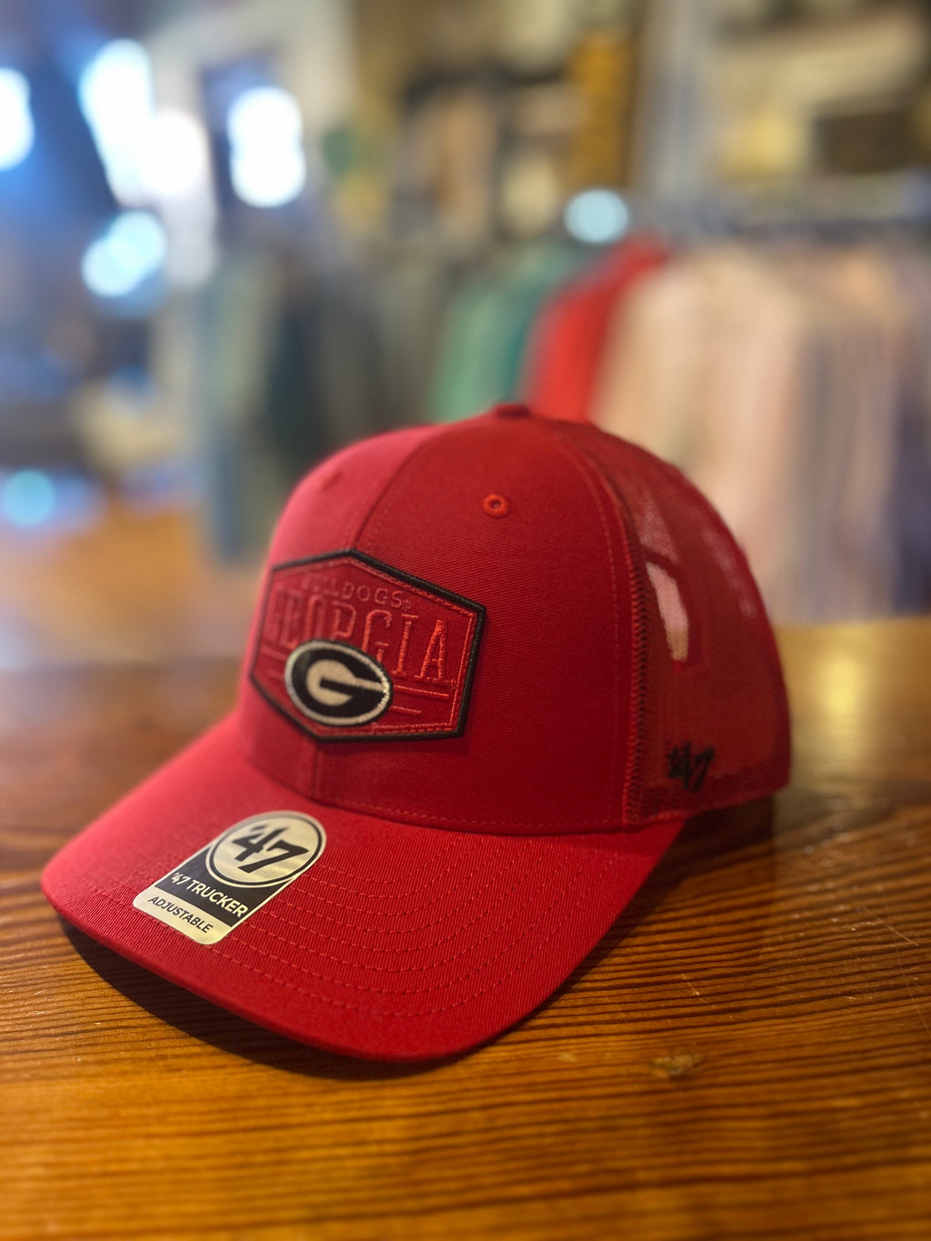 Georgia Bulldogs Red Ridgeline Trucker Hat