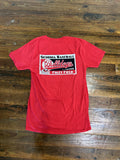 UGA ss tee base blg box athletic red