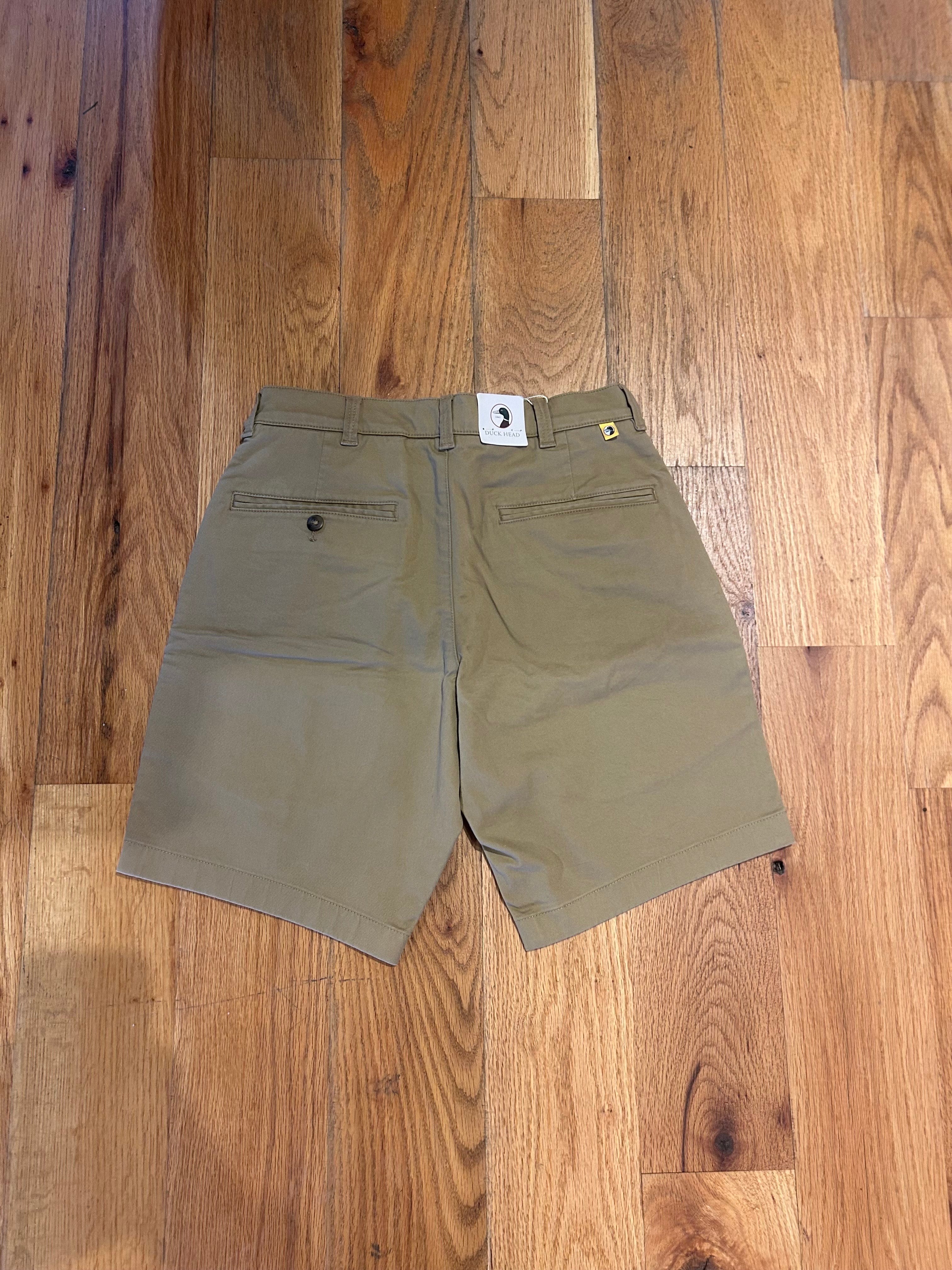 9” Gold School Chino Short Dark Khaki