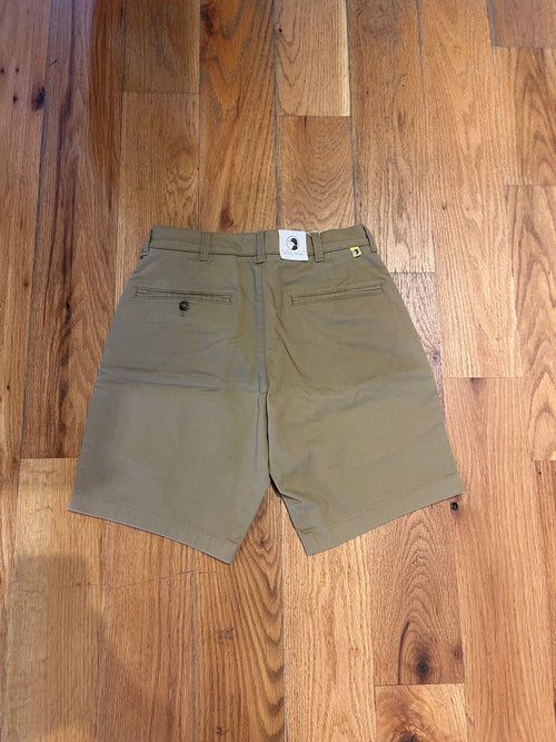9” Gold School Chino Short Dark Khaki