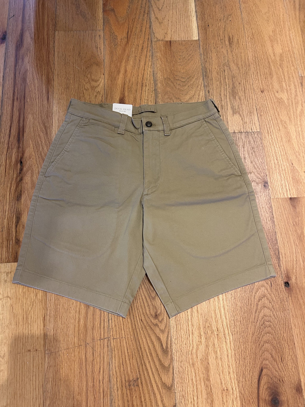 9” Gold School Chino Short Dark Khaki