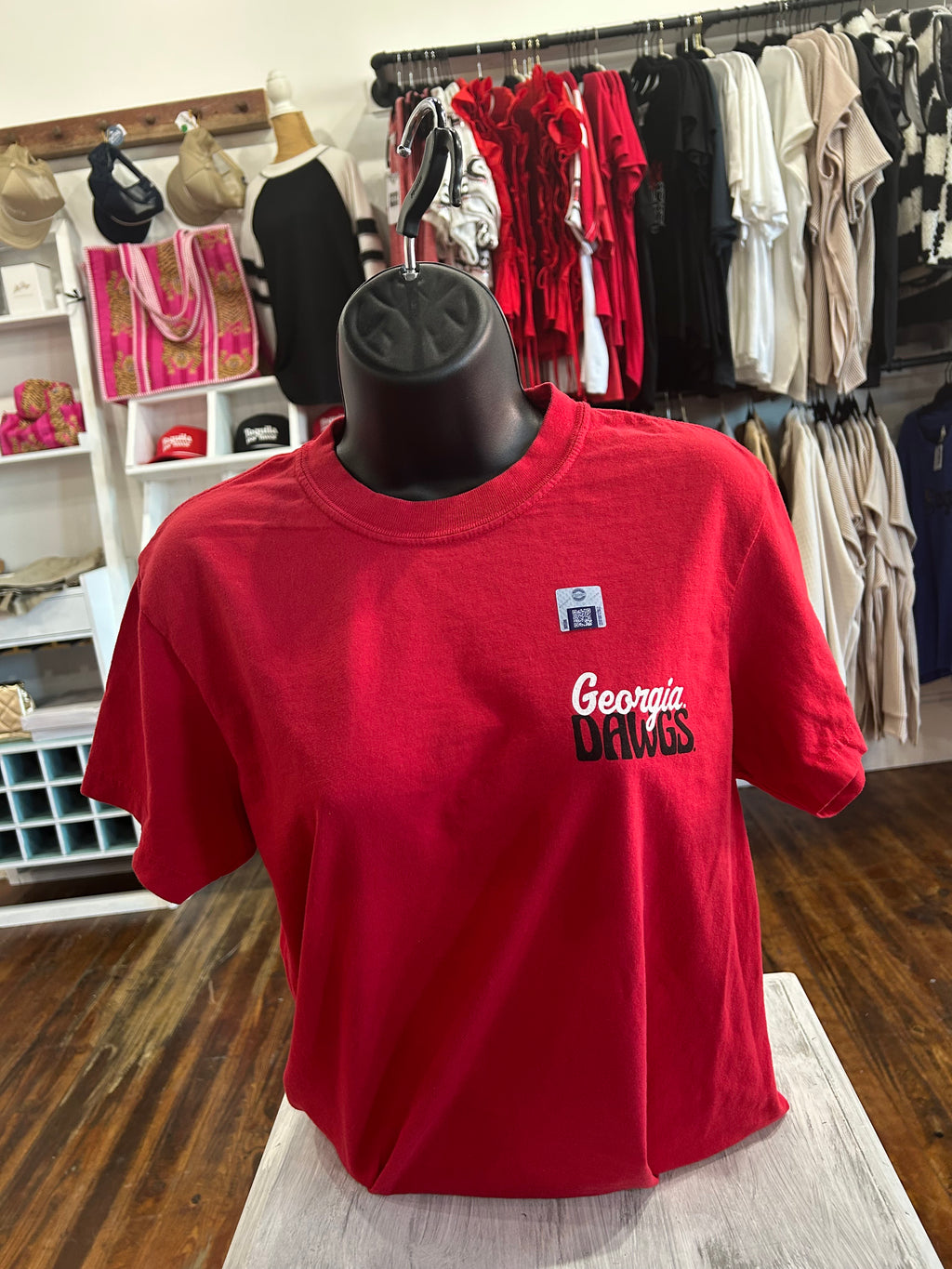 UGA Laid Back SS Tee Red