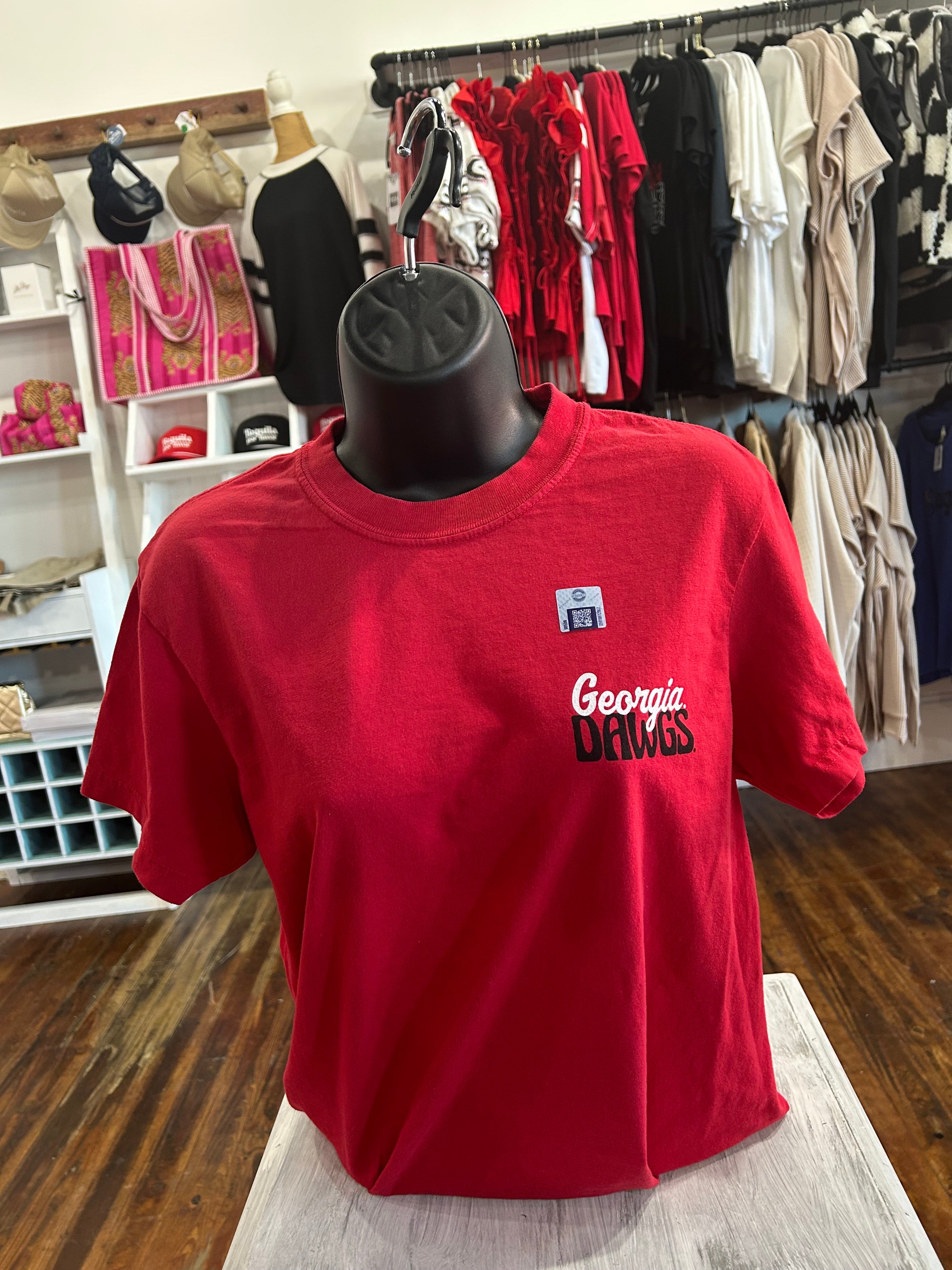 UGA Laid Back SS Tee Red