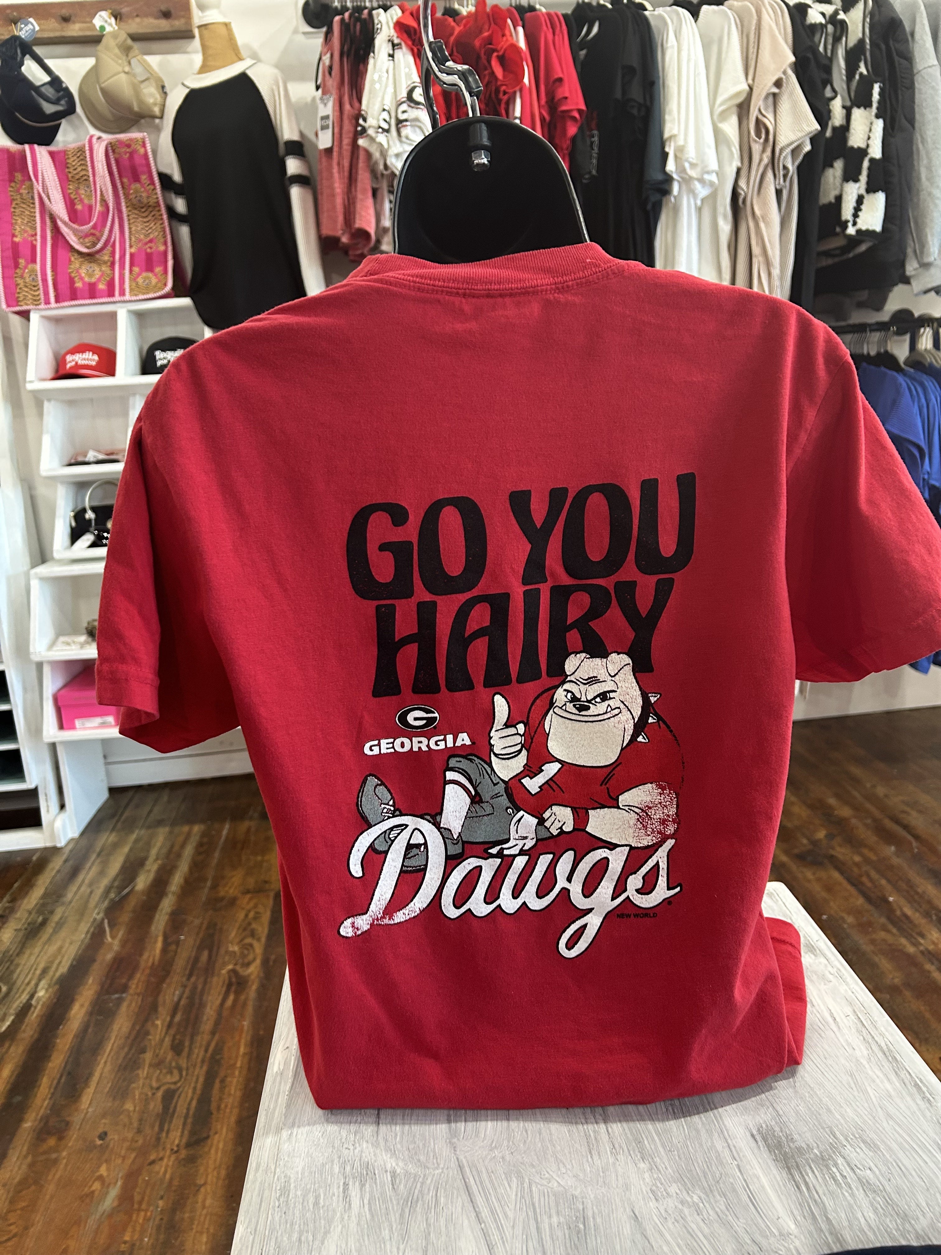 UGA Laid Back SS Tee Red