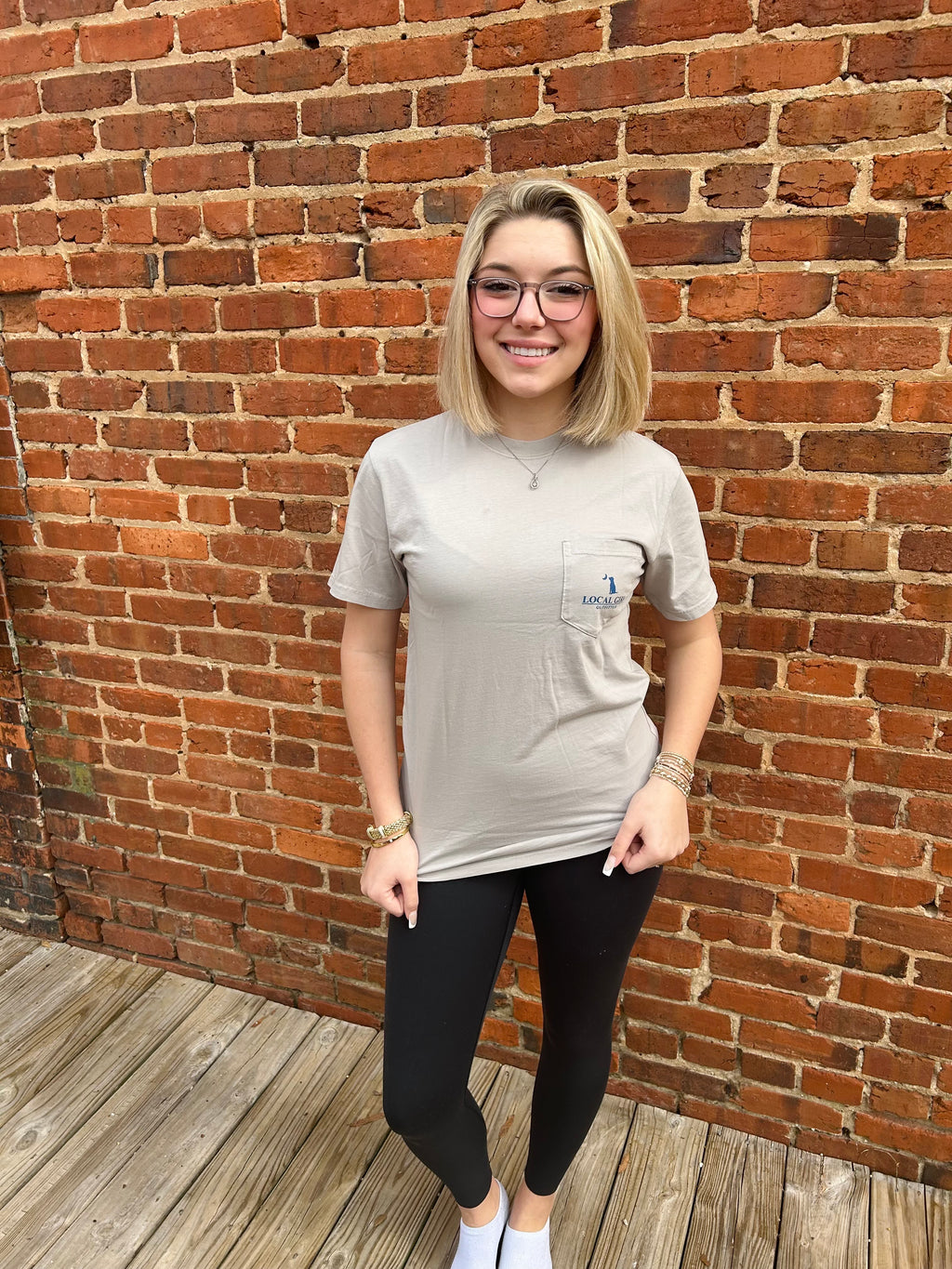 LG Vintage Miller SS Tee Silver