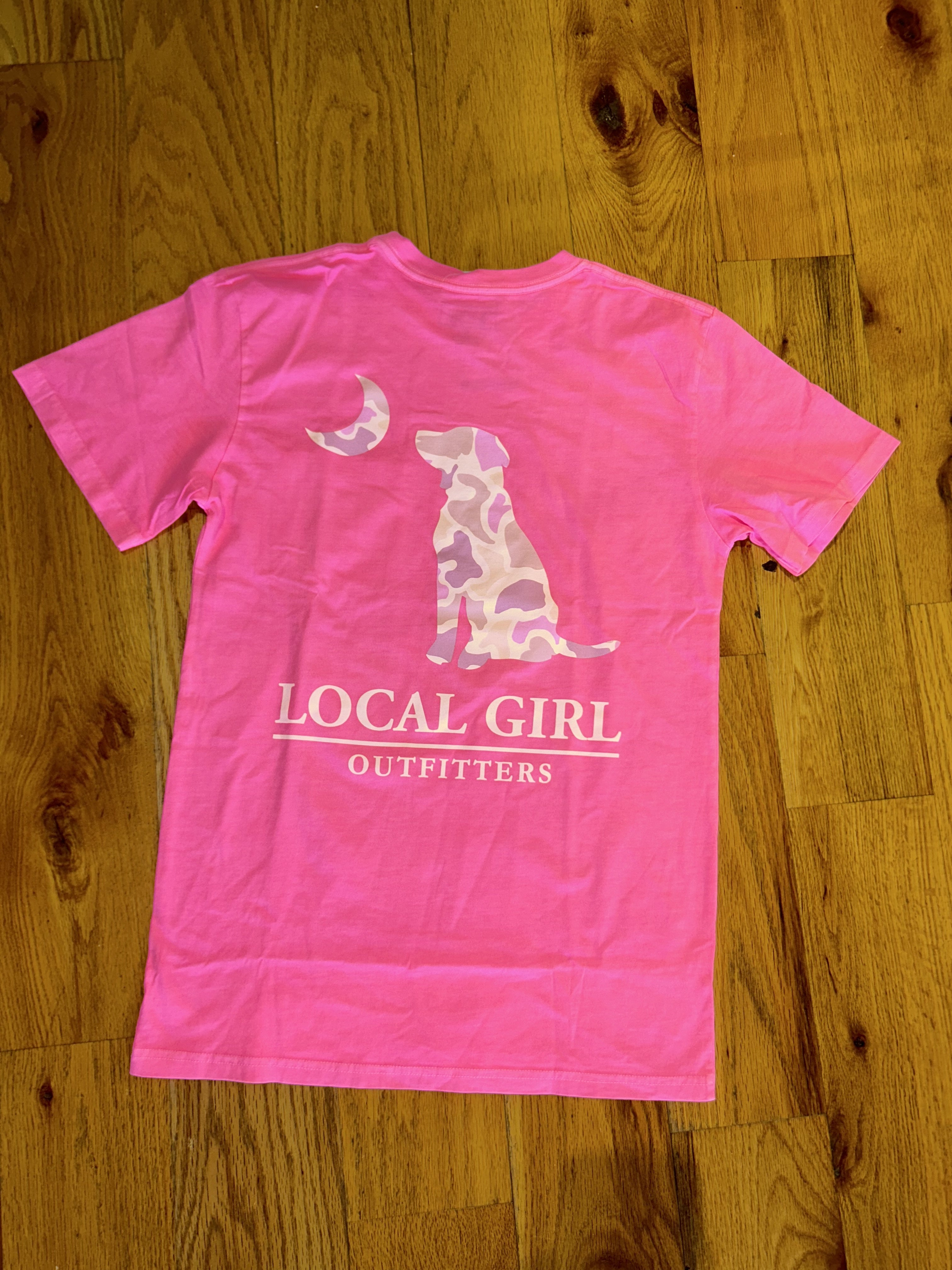 Dog & Moon SS Tee Neon Pink