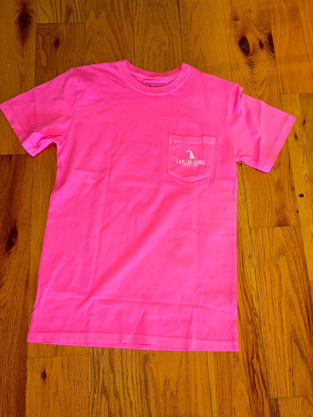 Dog & Moon SS Tee Neon Pink