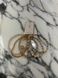 Set of Five Beaded Bracelets