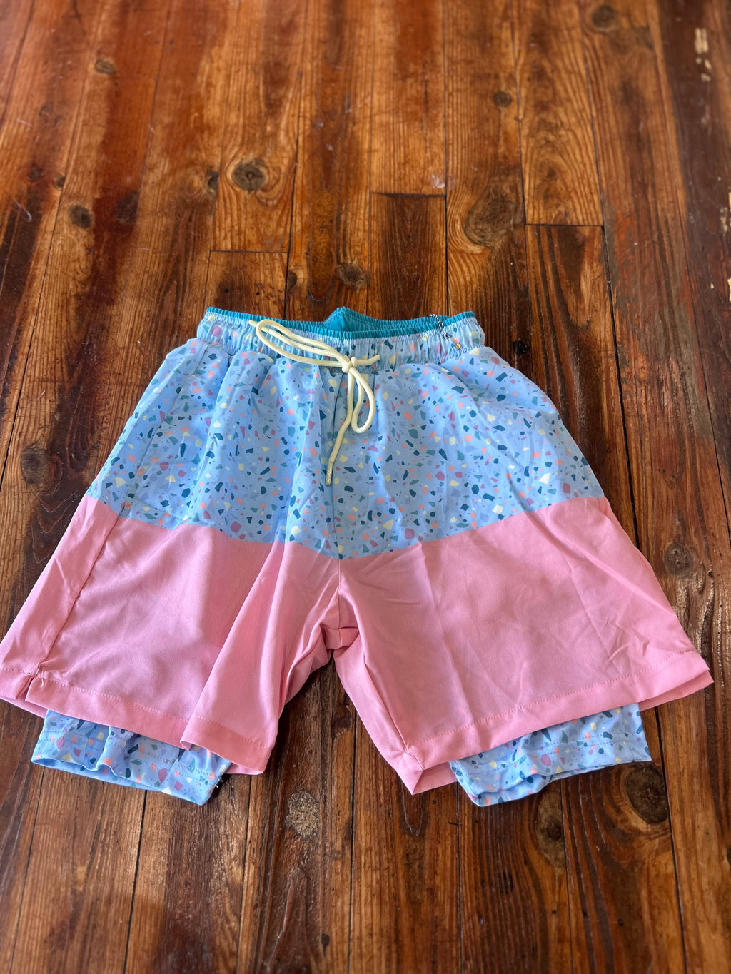Pastel Pebble Swim Trunks