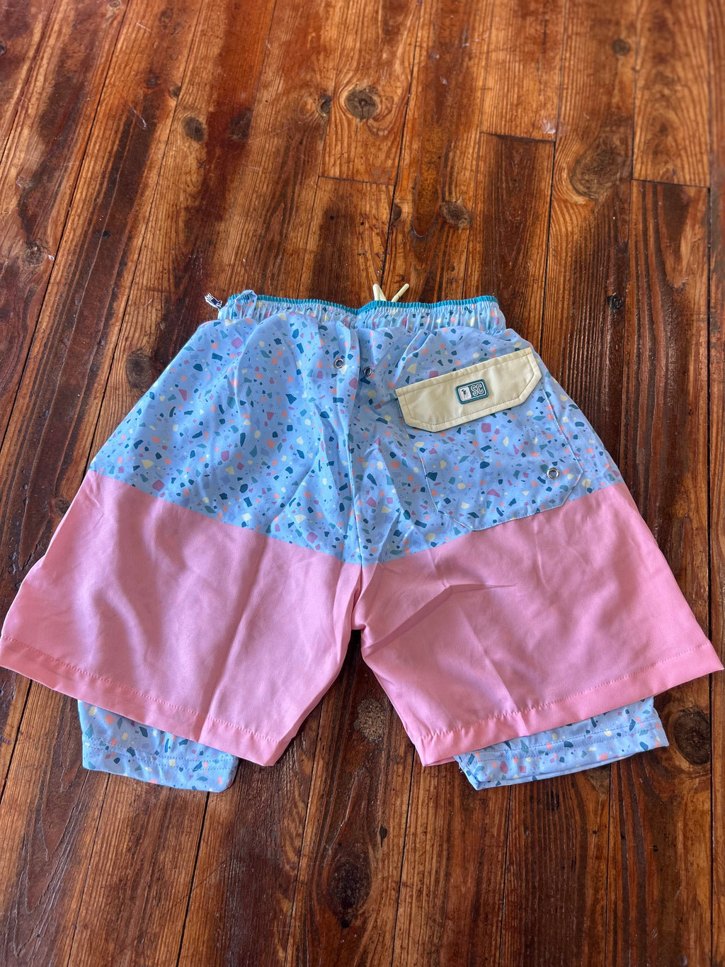Pastel Pebble Swim Trunks