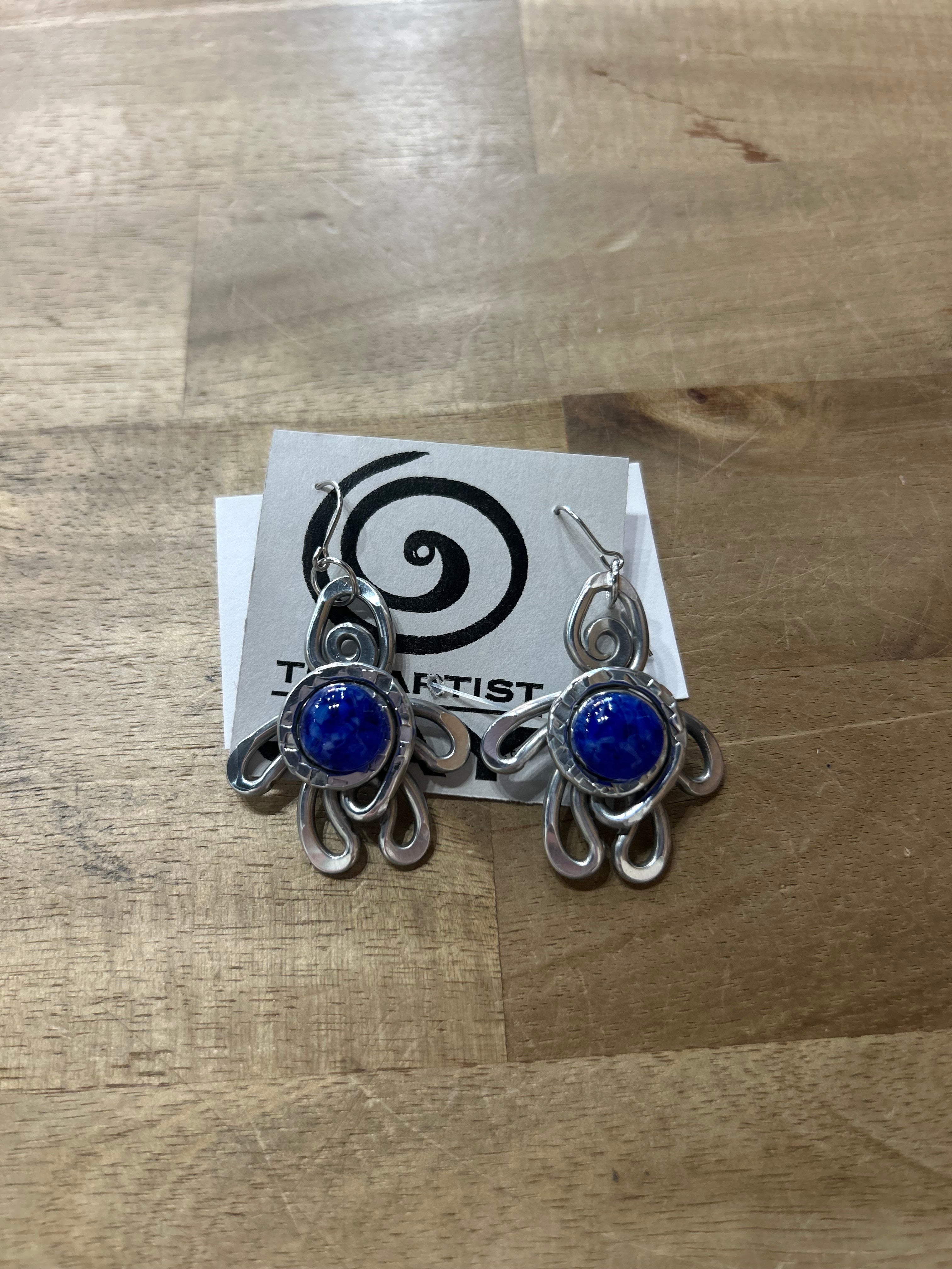 Silver Stone Earrings