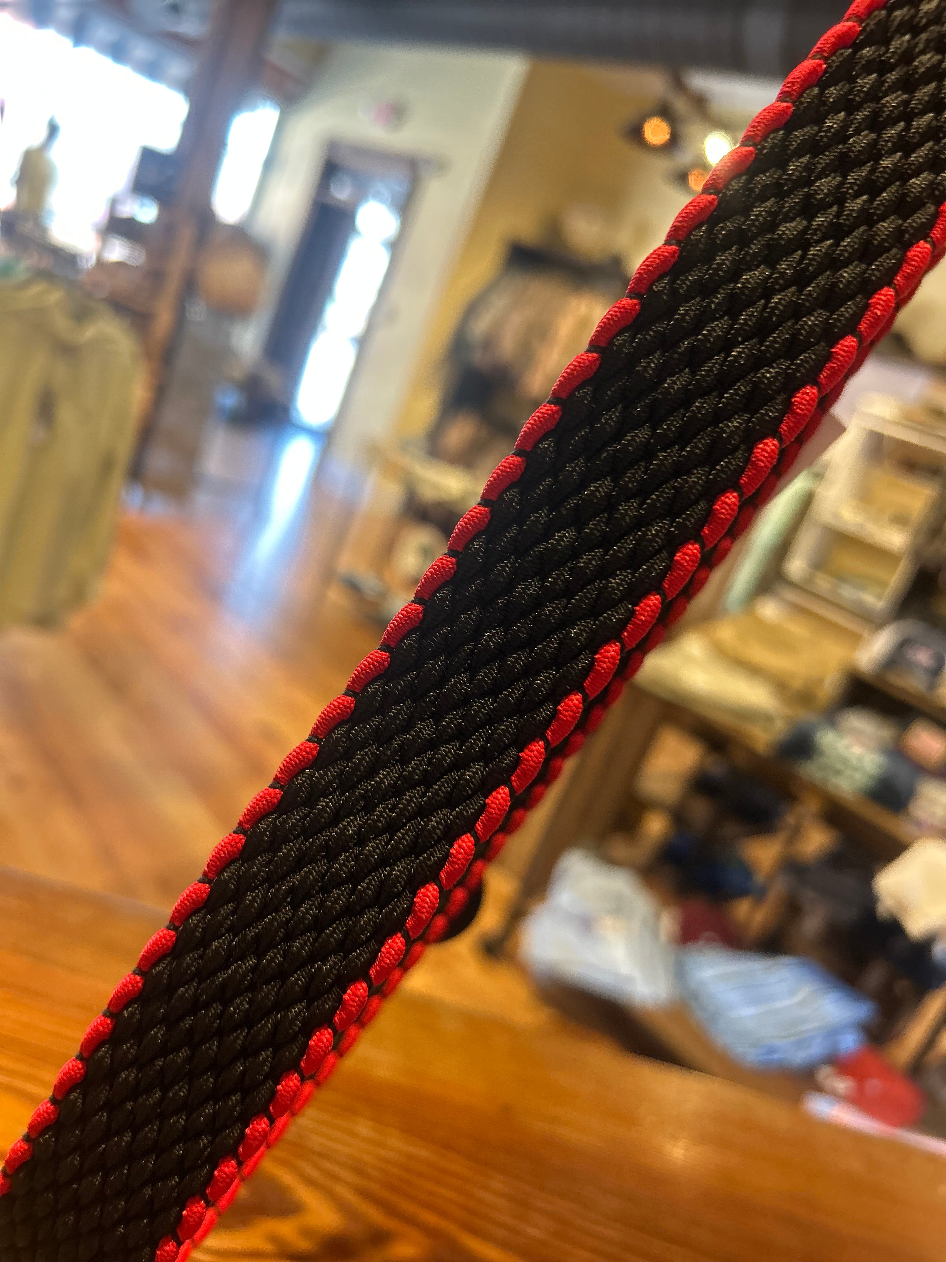 Red & Black rope belt