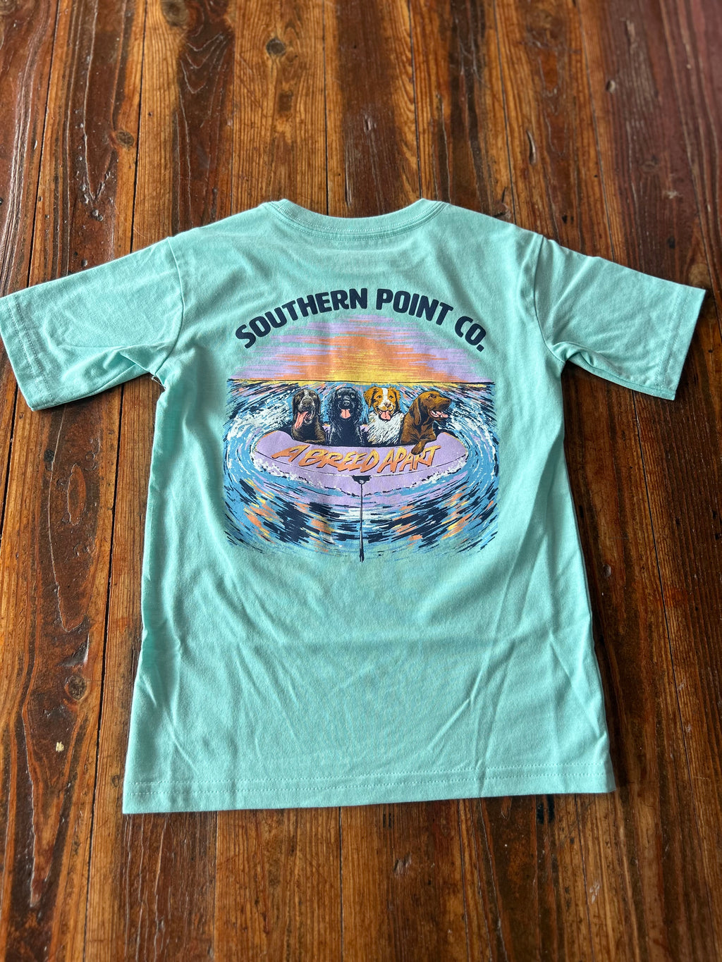 Youth Tubing Dogs SS Tee
