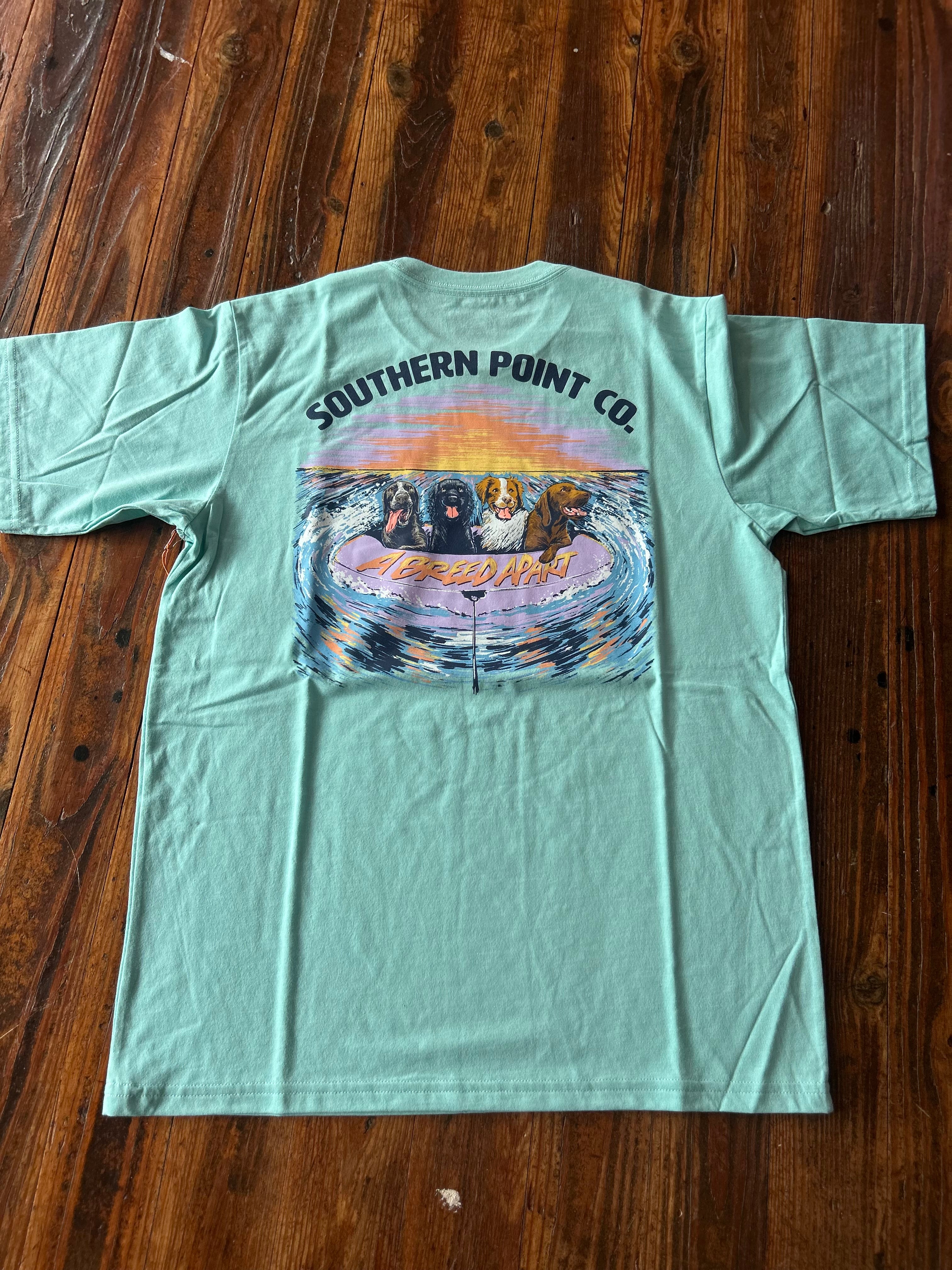 Adult Tubing Dogs SS Tee