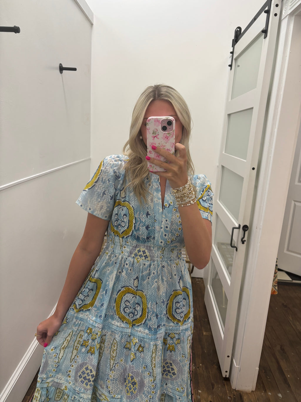 LT. Blue Cotton Dress
