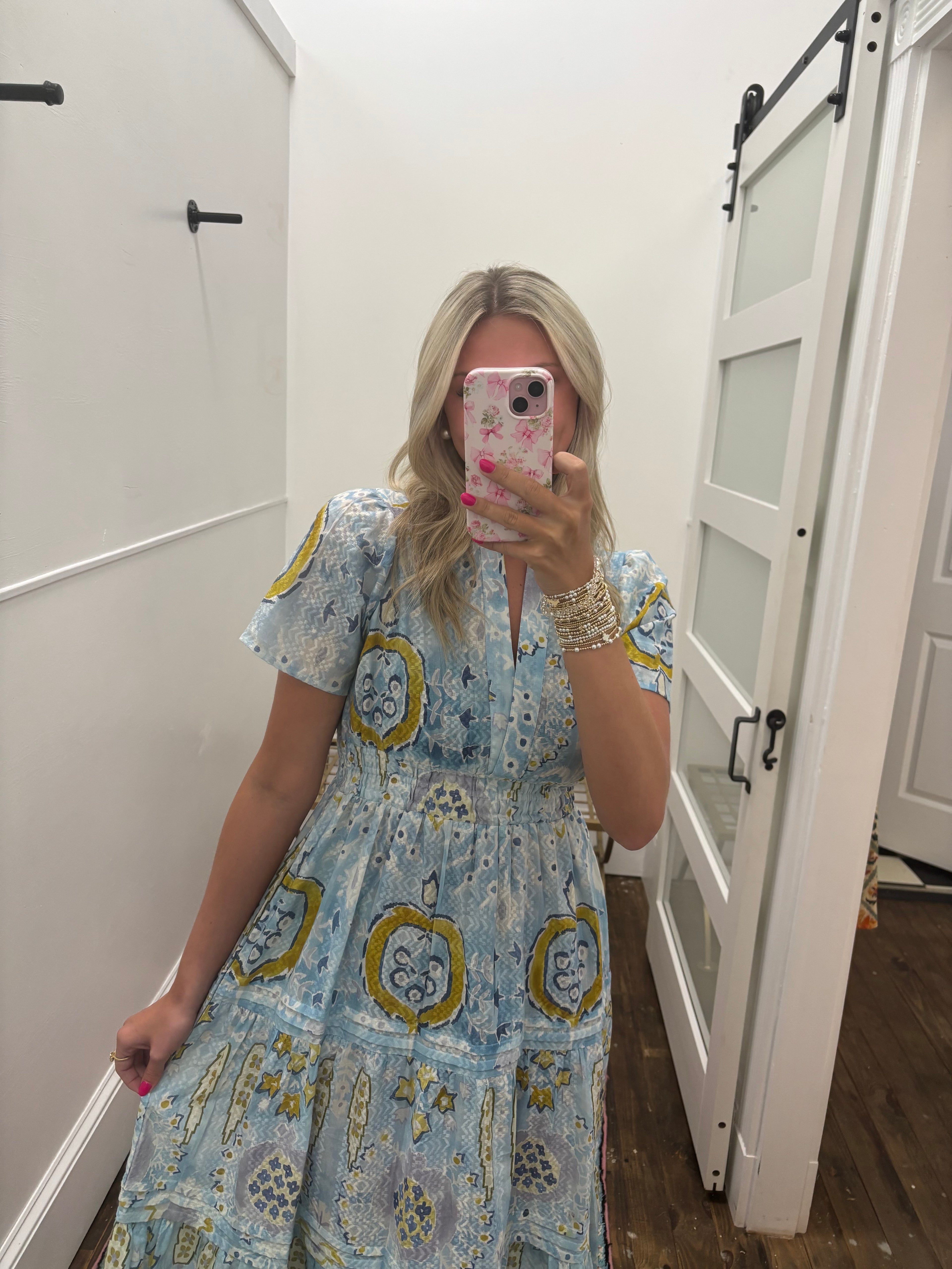 LT. Blue Cotton Dress