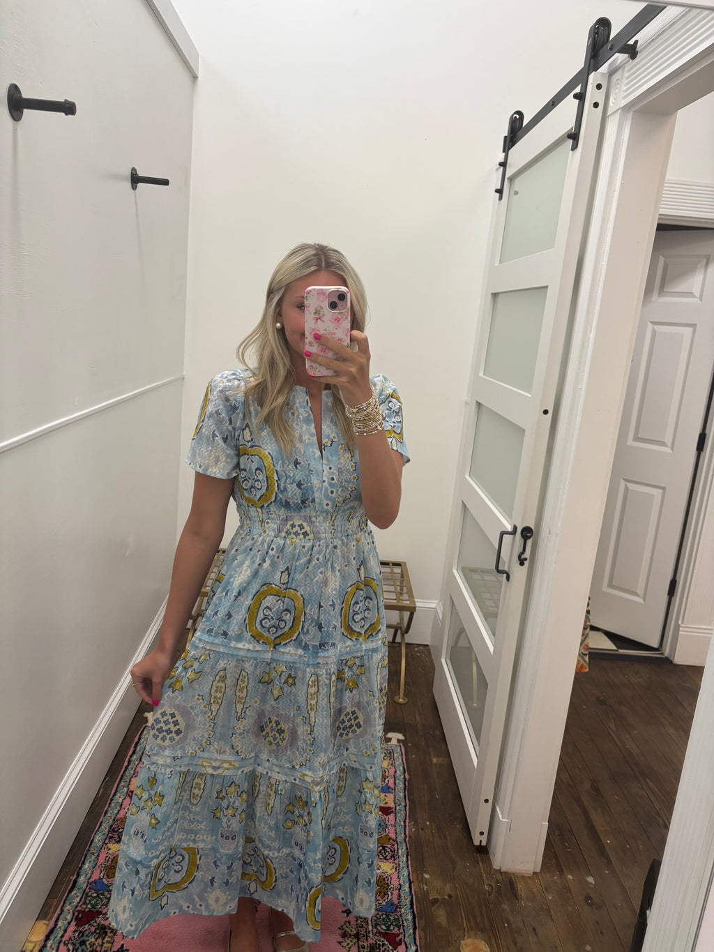 LT. Blue Cotton Dress