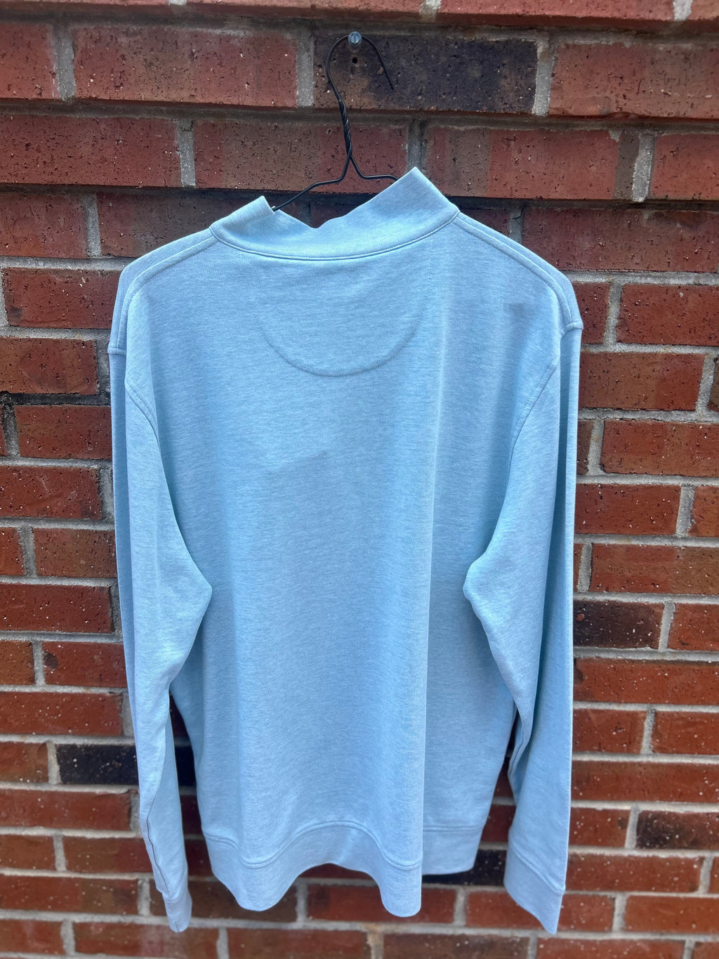 End on end with self ziper pullover seafoam