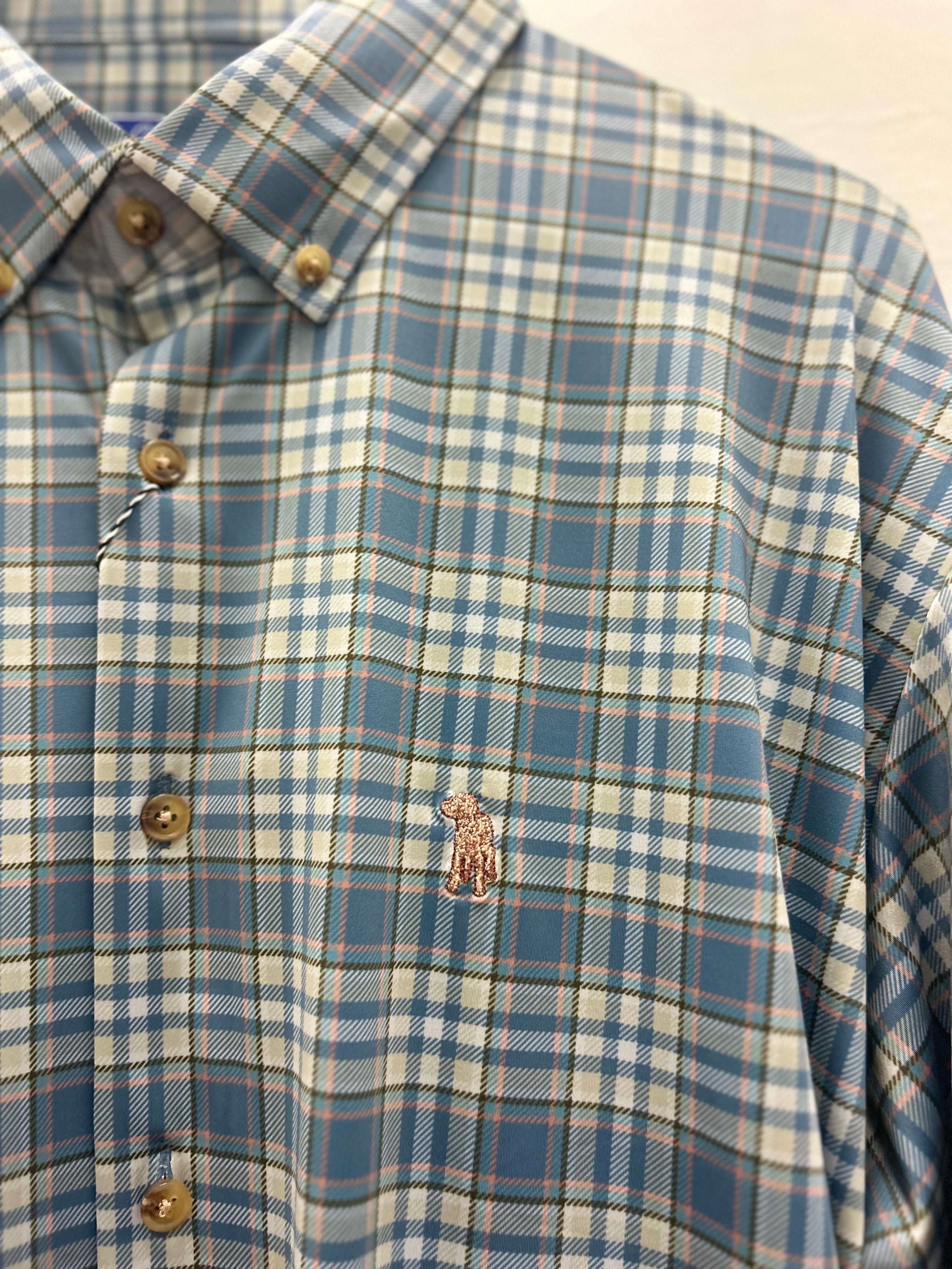 Inkwell Spruce Plaid Button Down