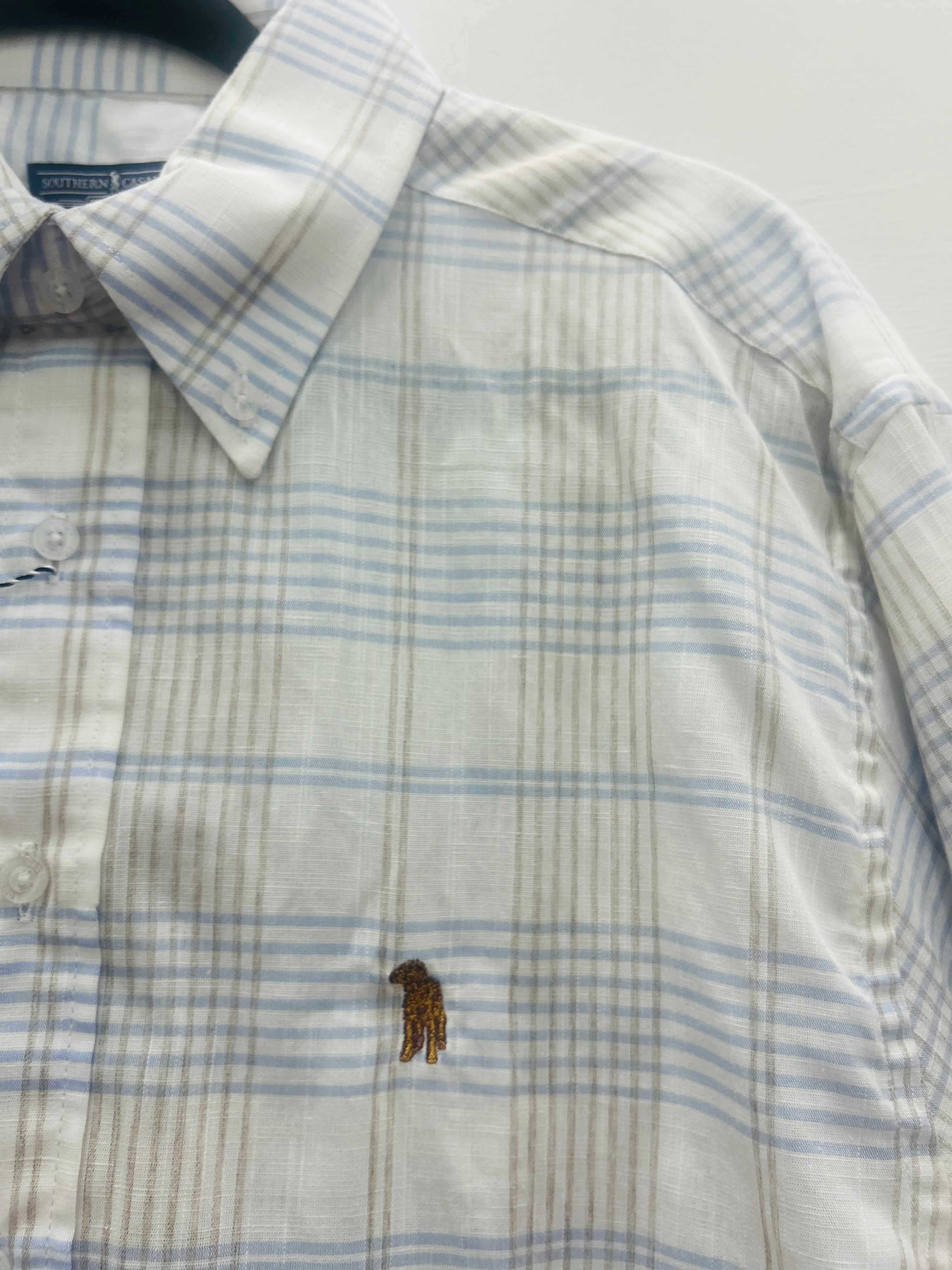 Southern Casanova Button Down Surfboard Check