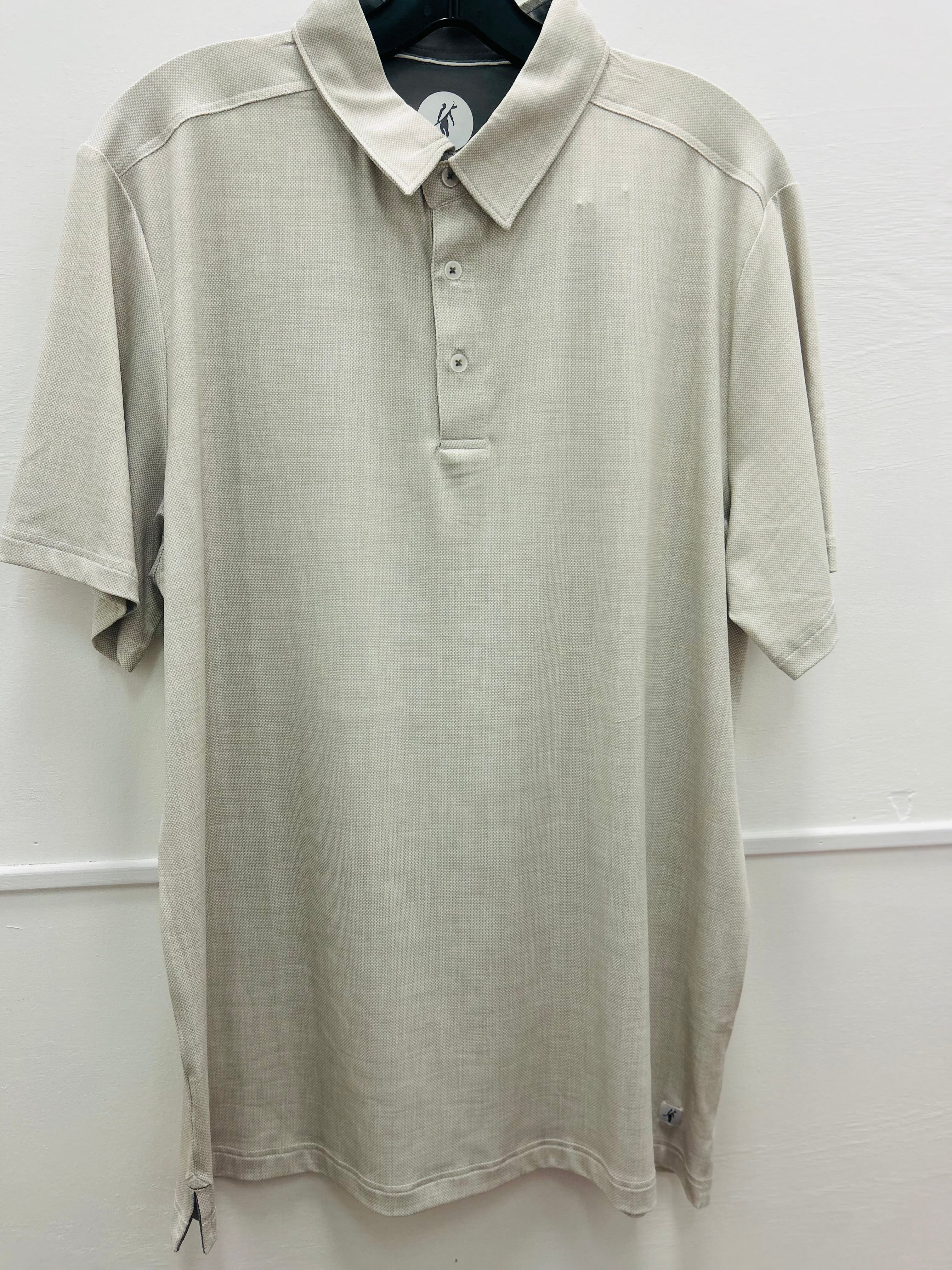 ss clubhouse polo stone textured