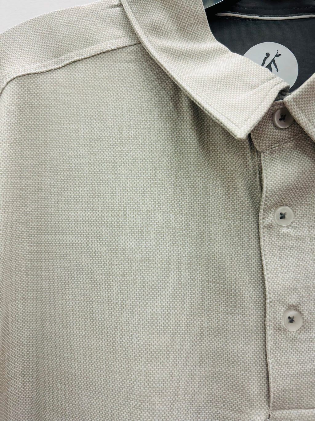 ss clubhouse polo stone textured