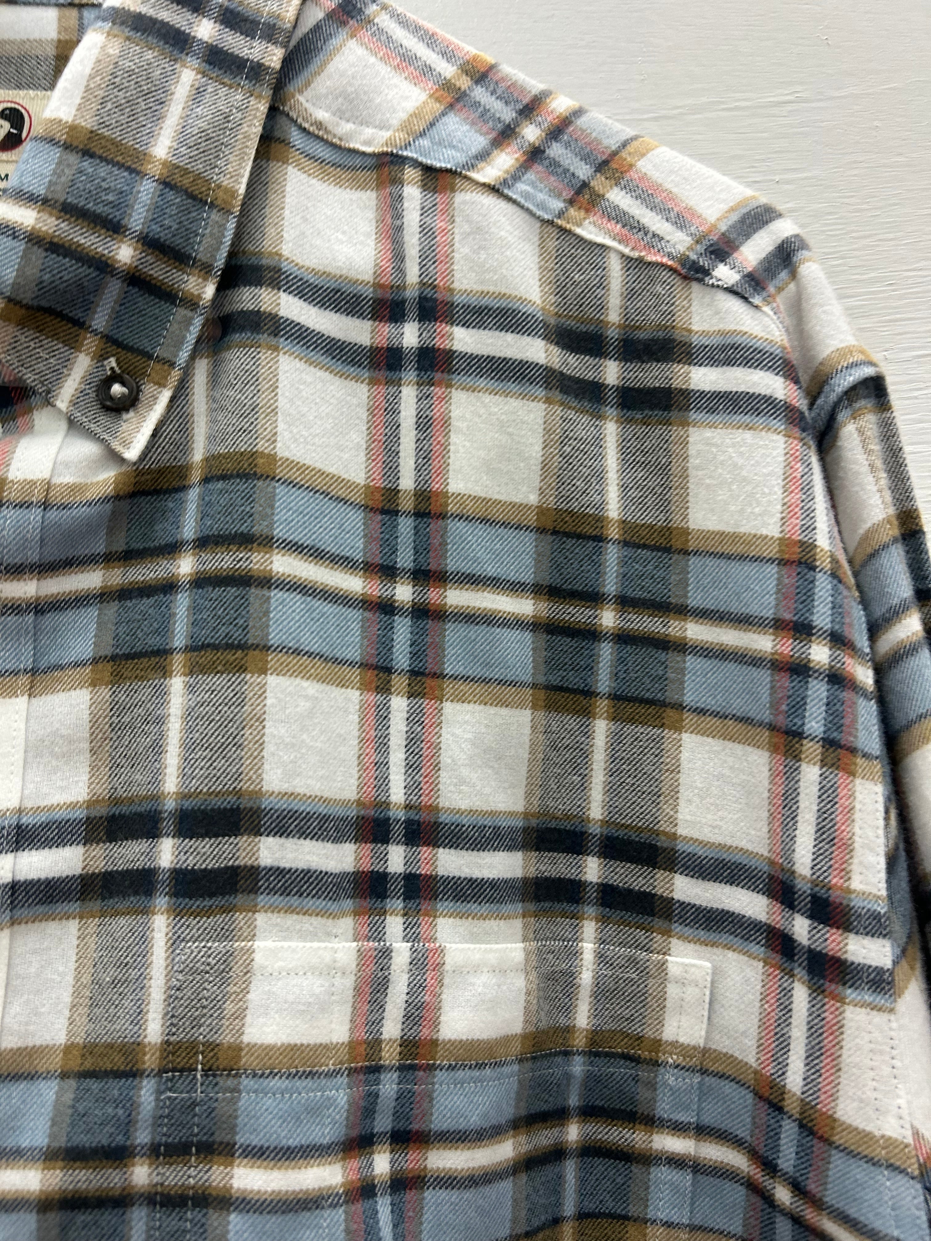 Soft White Duckhead Button Up