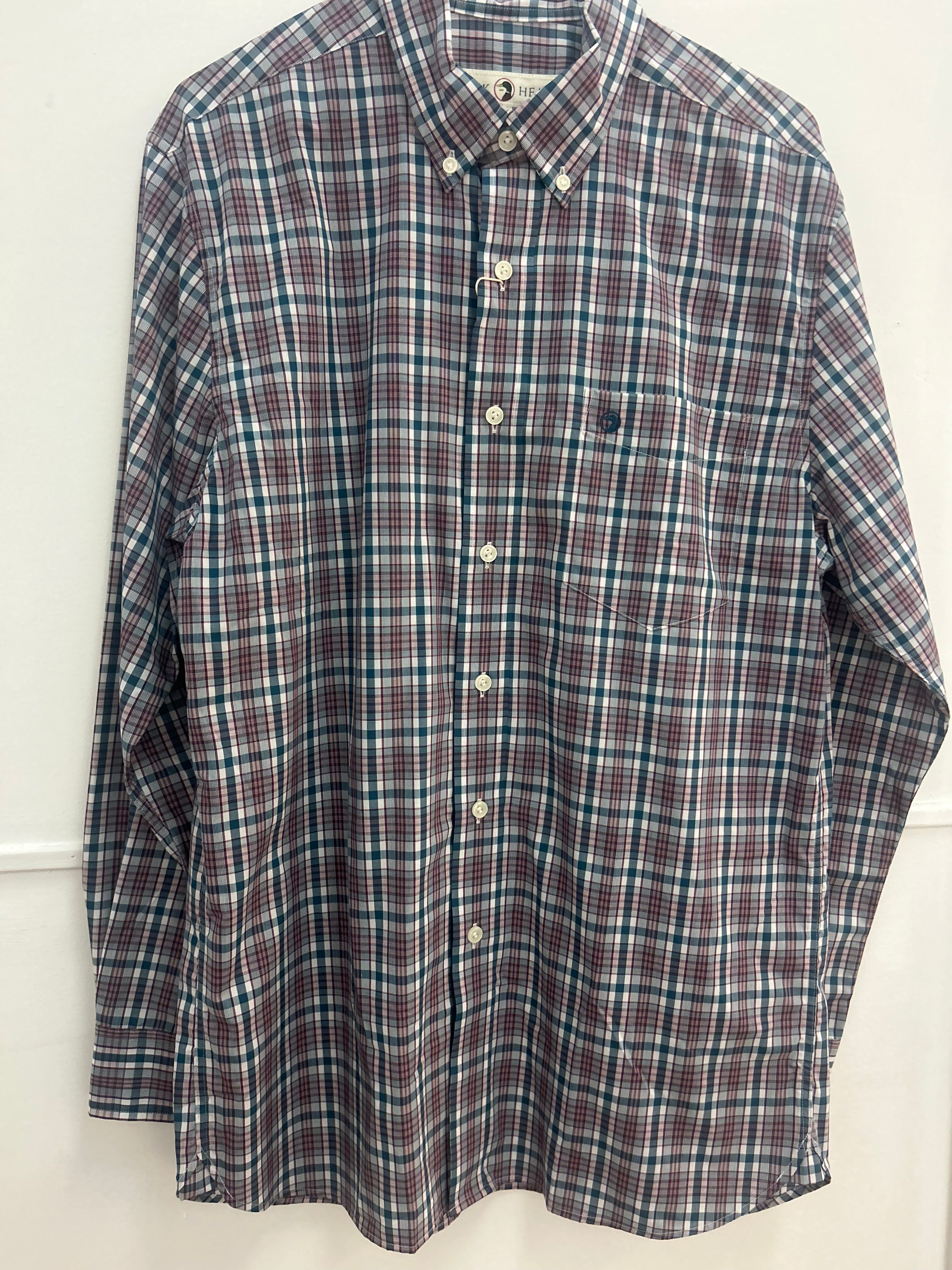 M Legion Blue Button Up
