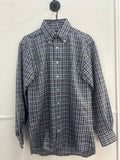 Rustic Blue Check Button Down