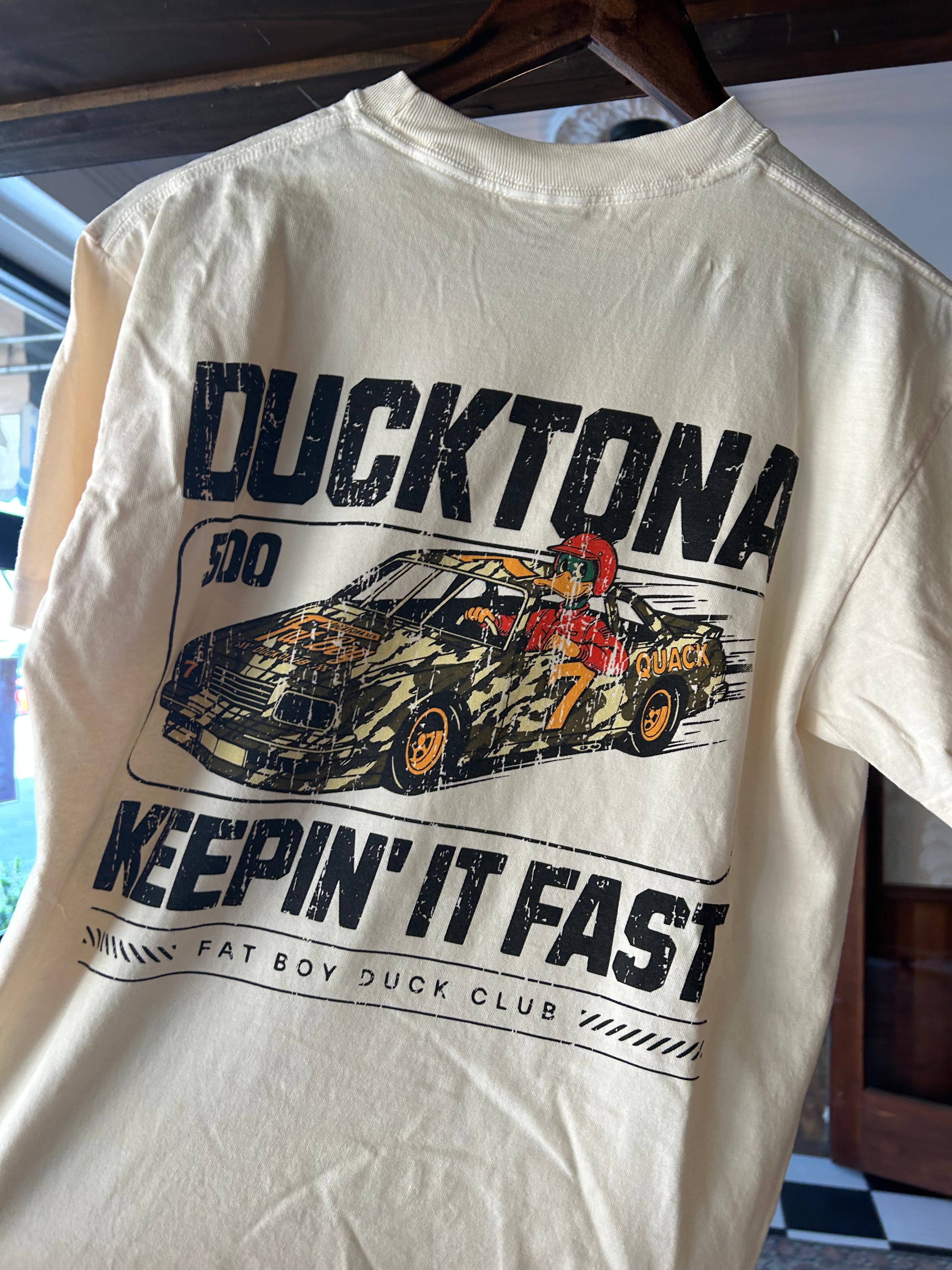 Ducktona Ivory Comfort Color Tee