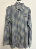 Button up long sleeve Gsu navy/grey