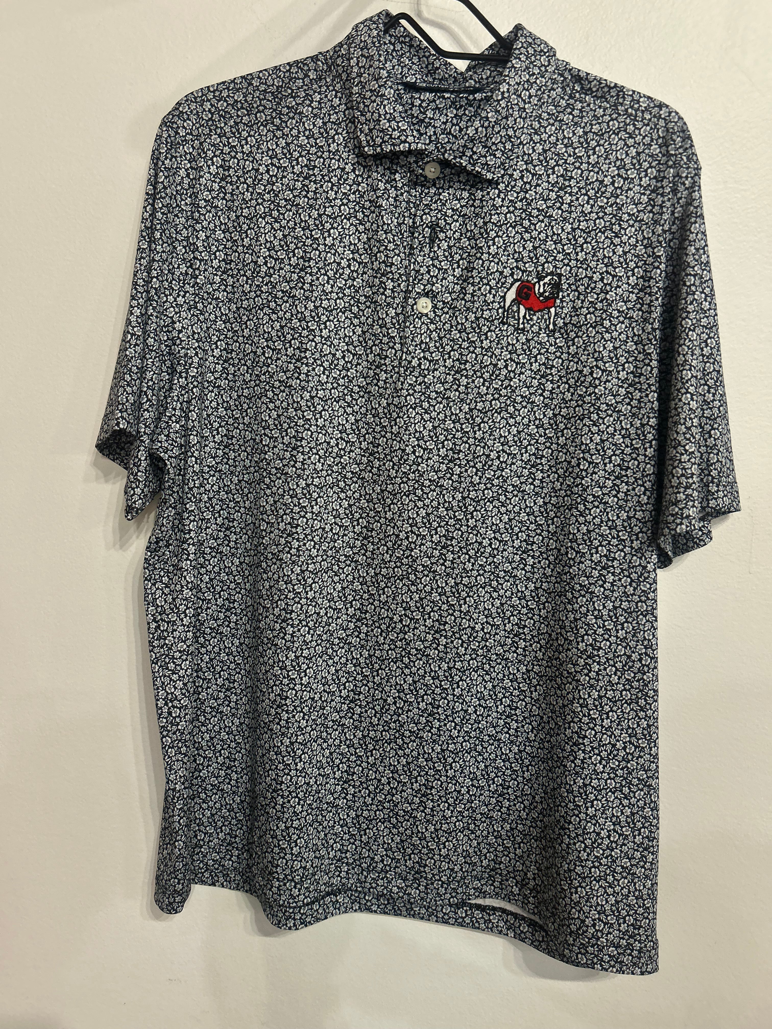 pike eco flora print polo uga