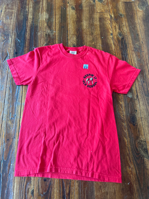 Adult ss CC tee UGA Mixed Tapes Red