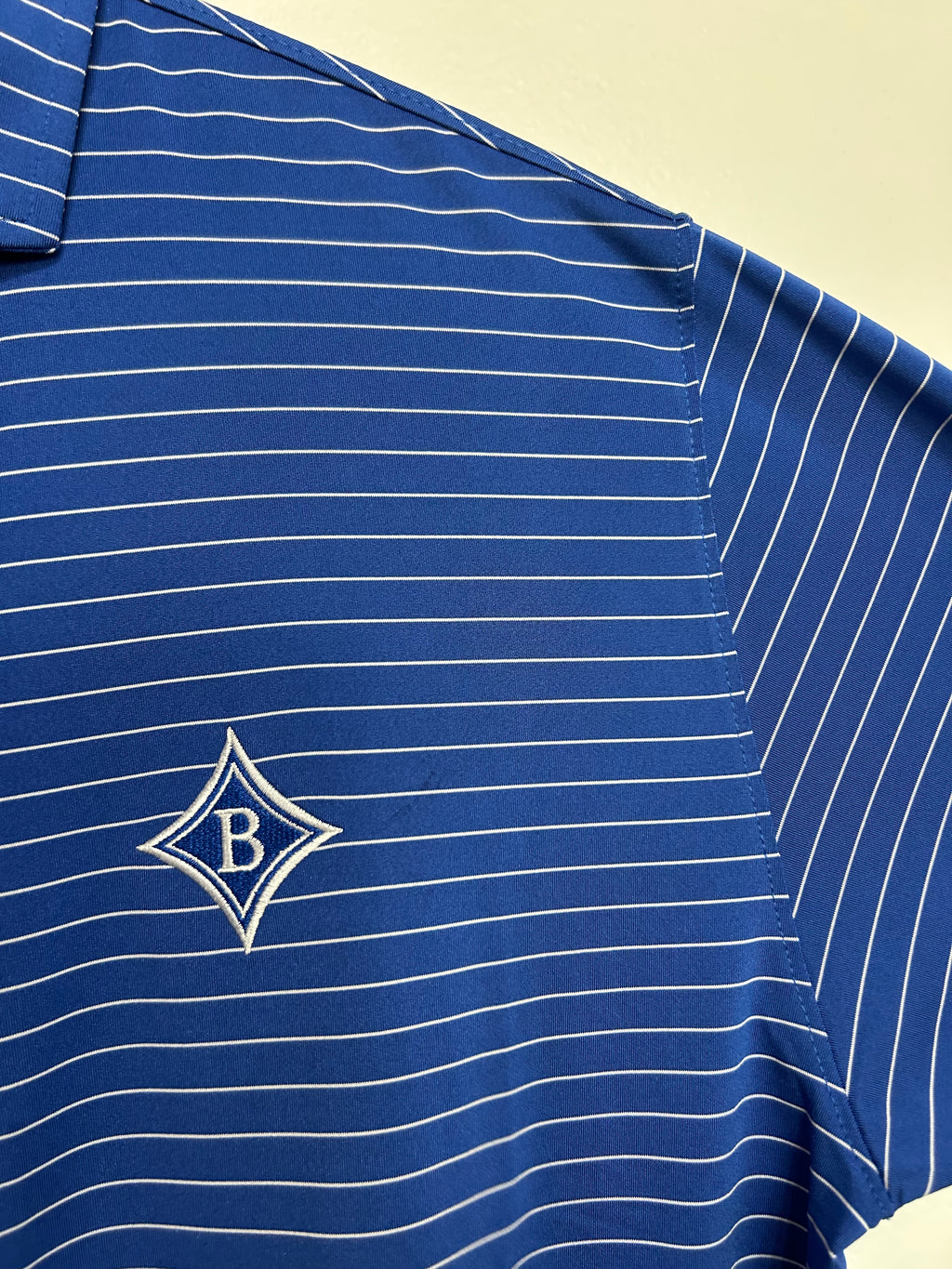 Adult Brentwood Blue/White Polo