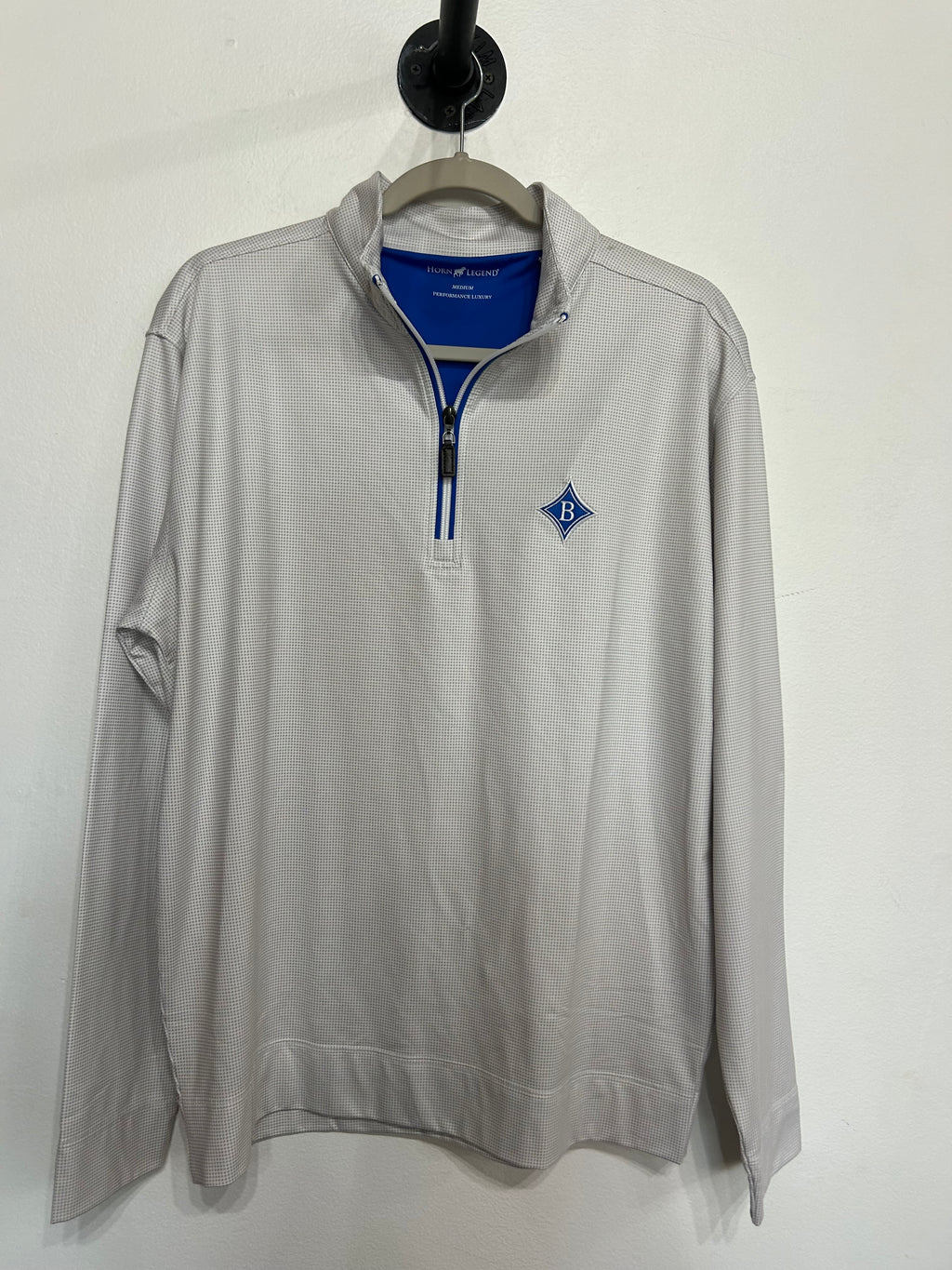 Brentwood Blue Trim/White Zip