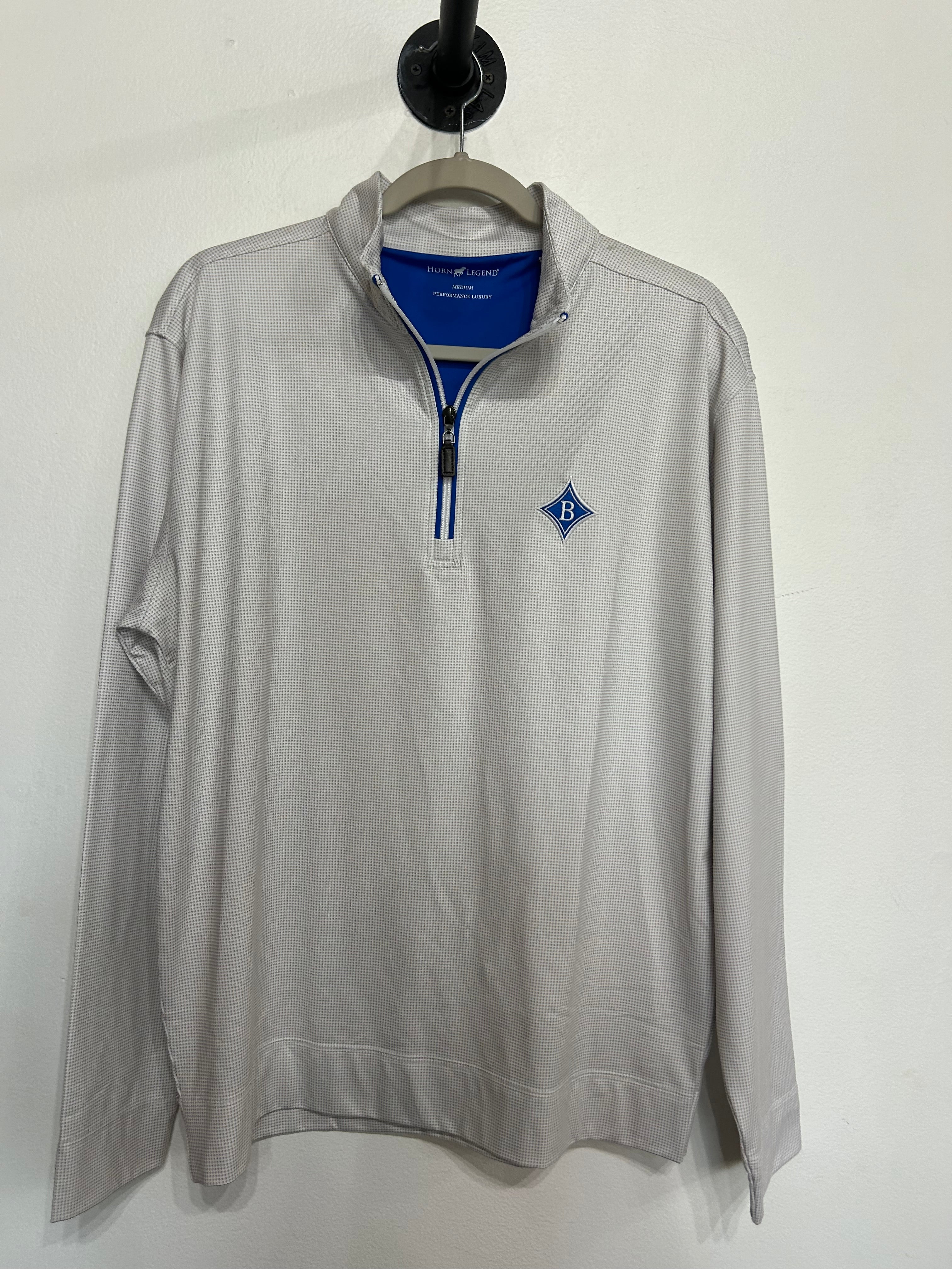 Brentwood Blue Trim/White Zip