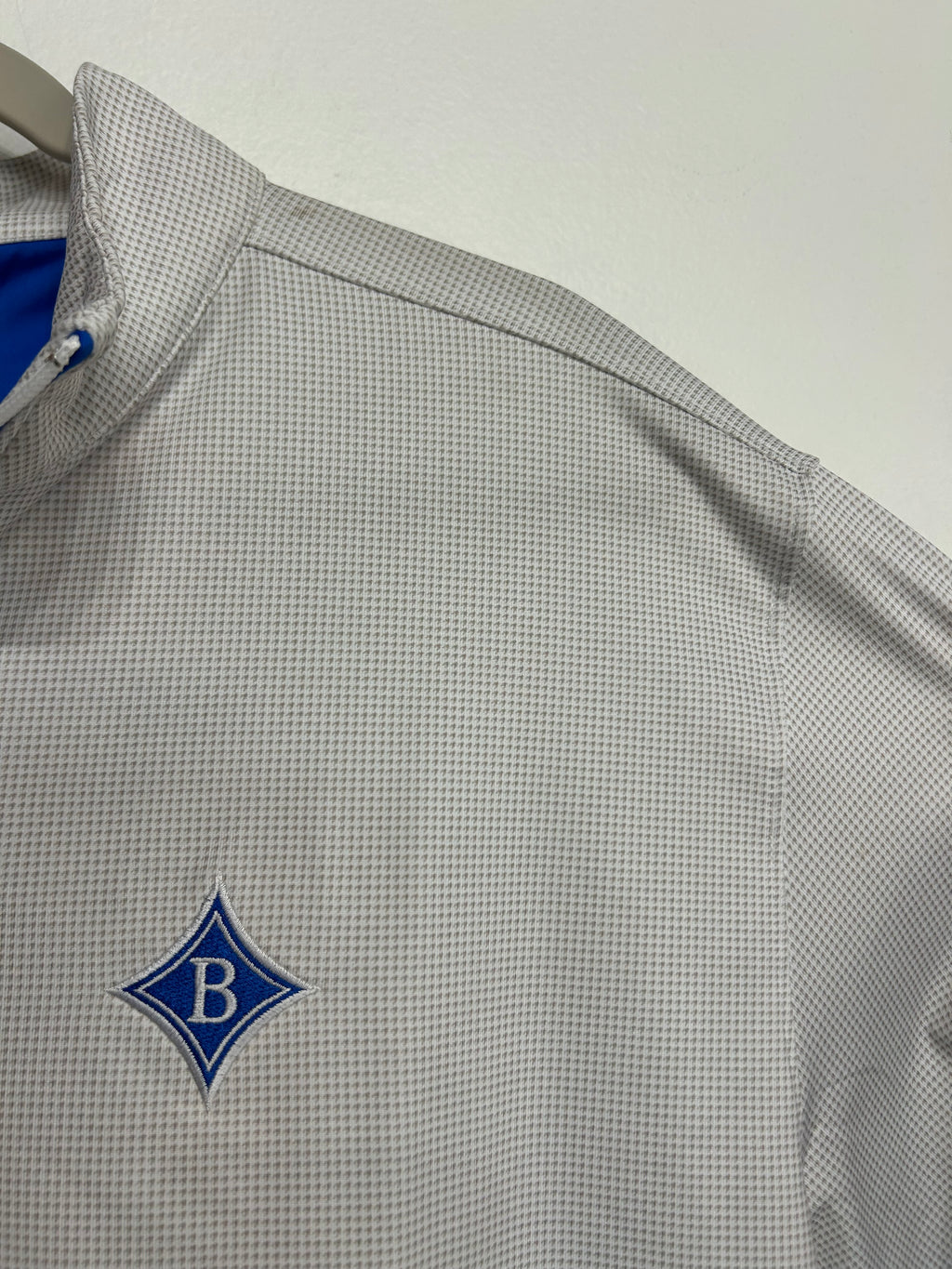Brentwood Blue Trim/White Zip